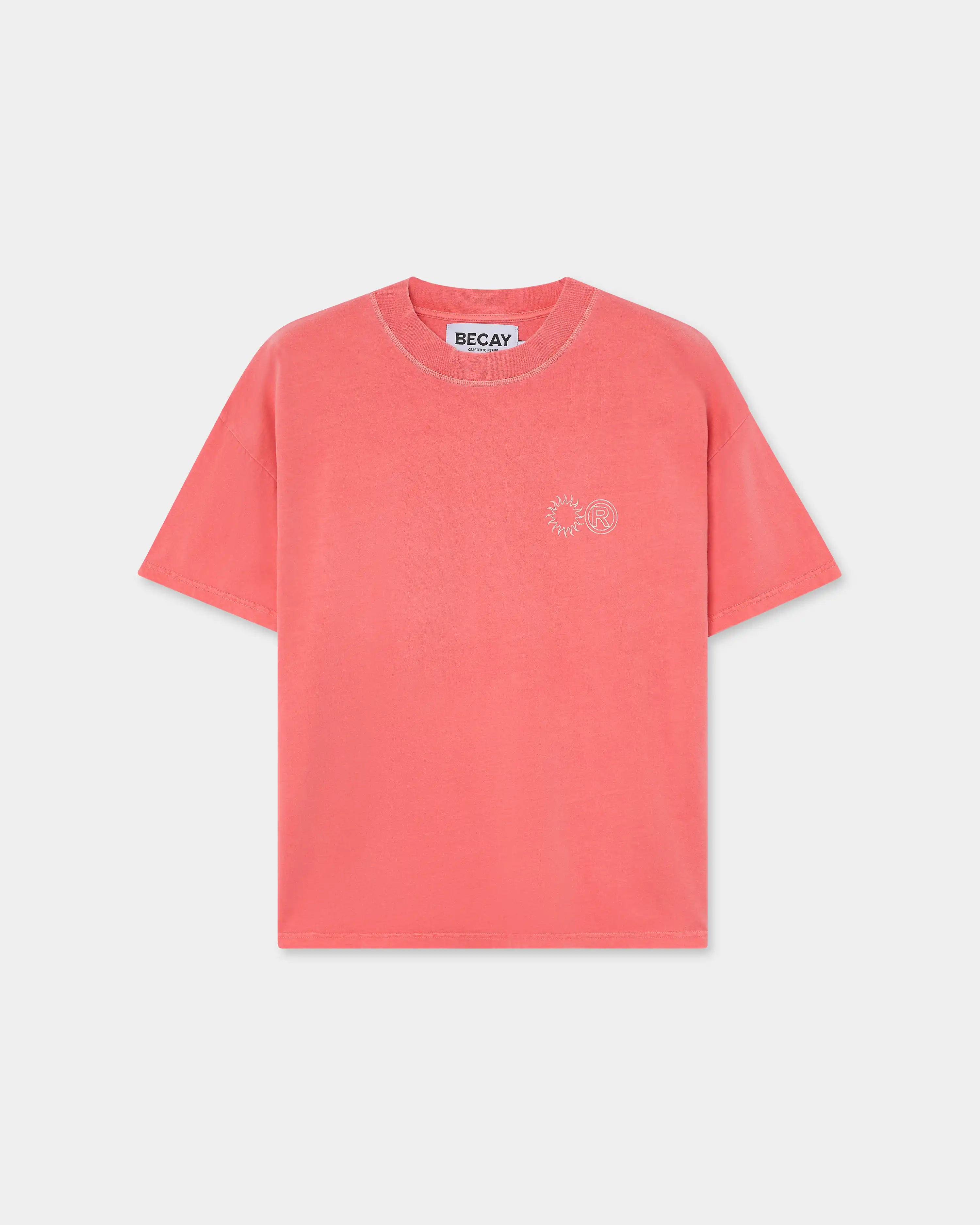 R Club T-Shirt Coral