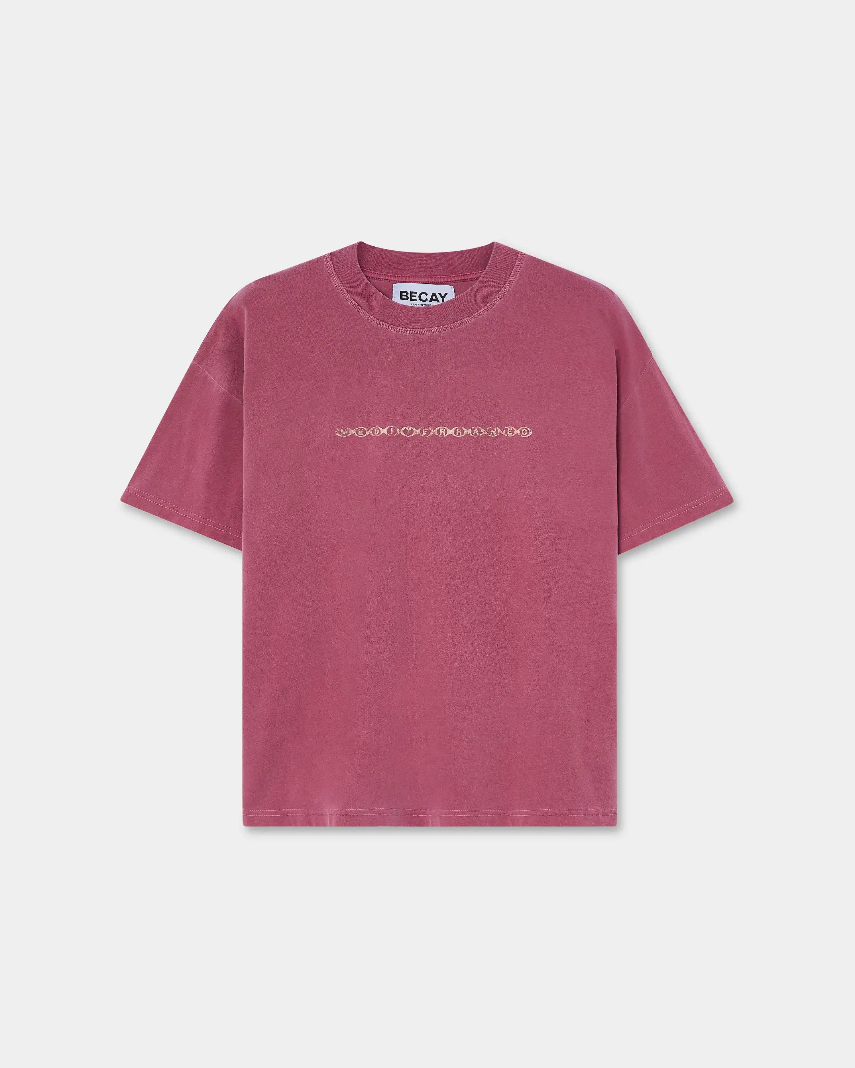 Emblem T-Shirt Maroon