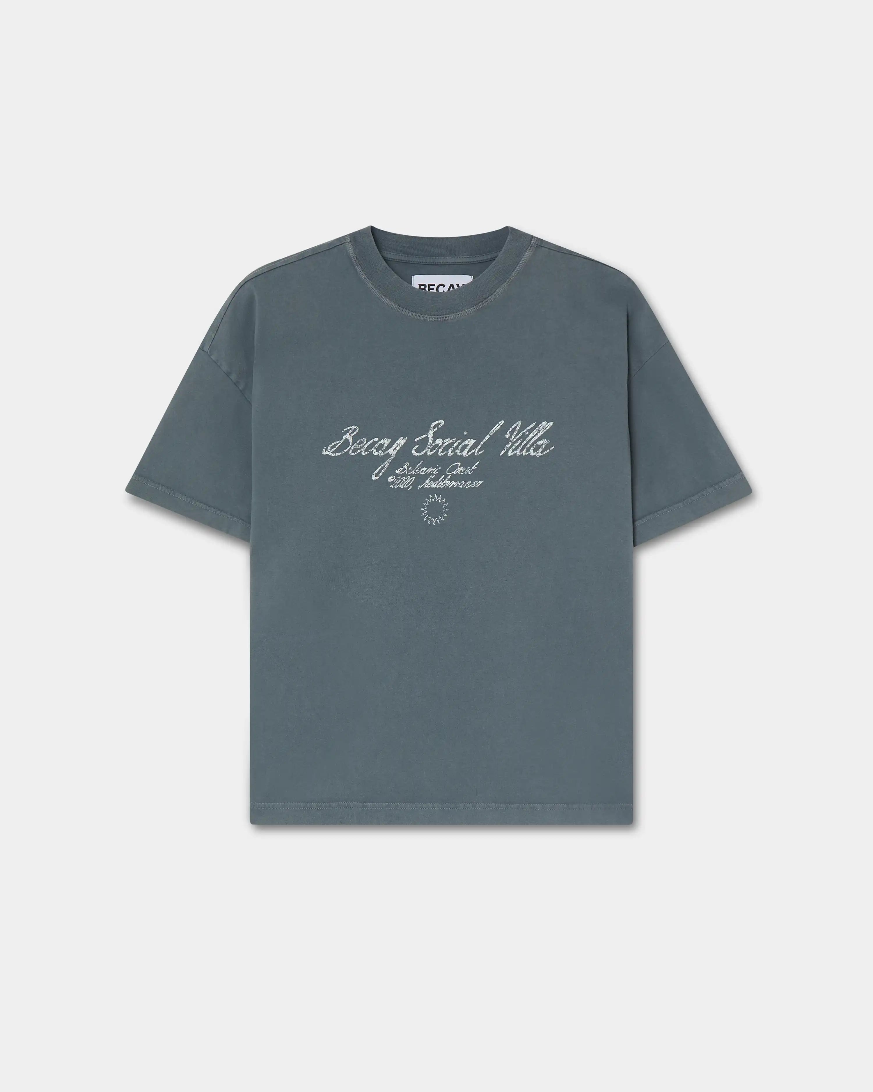 Script T-Shirt Grey
