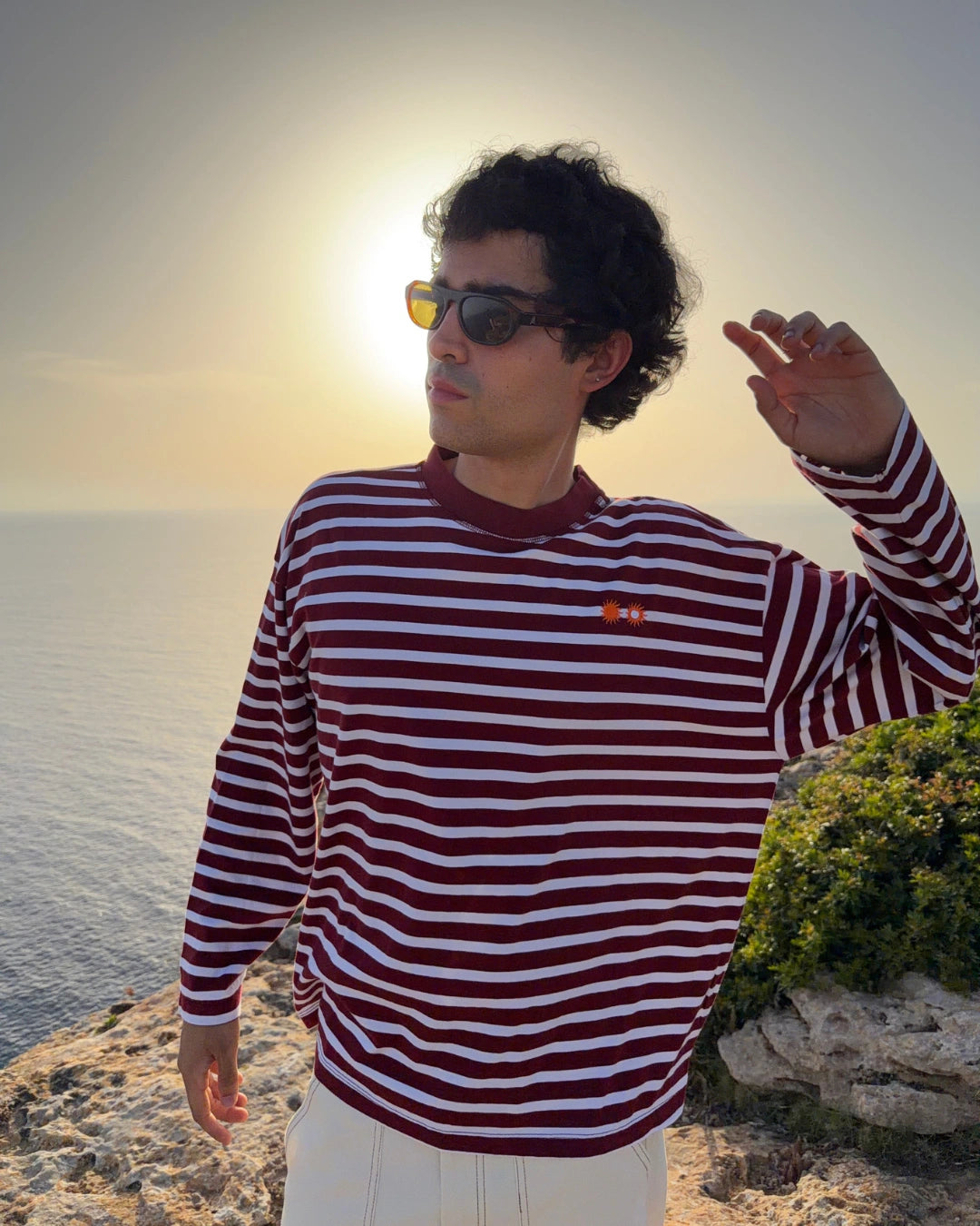 Stripes Burgundy Longsleeve