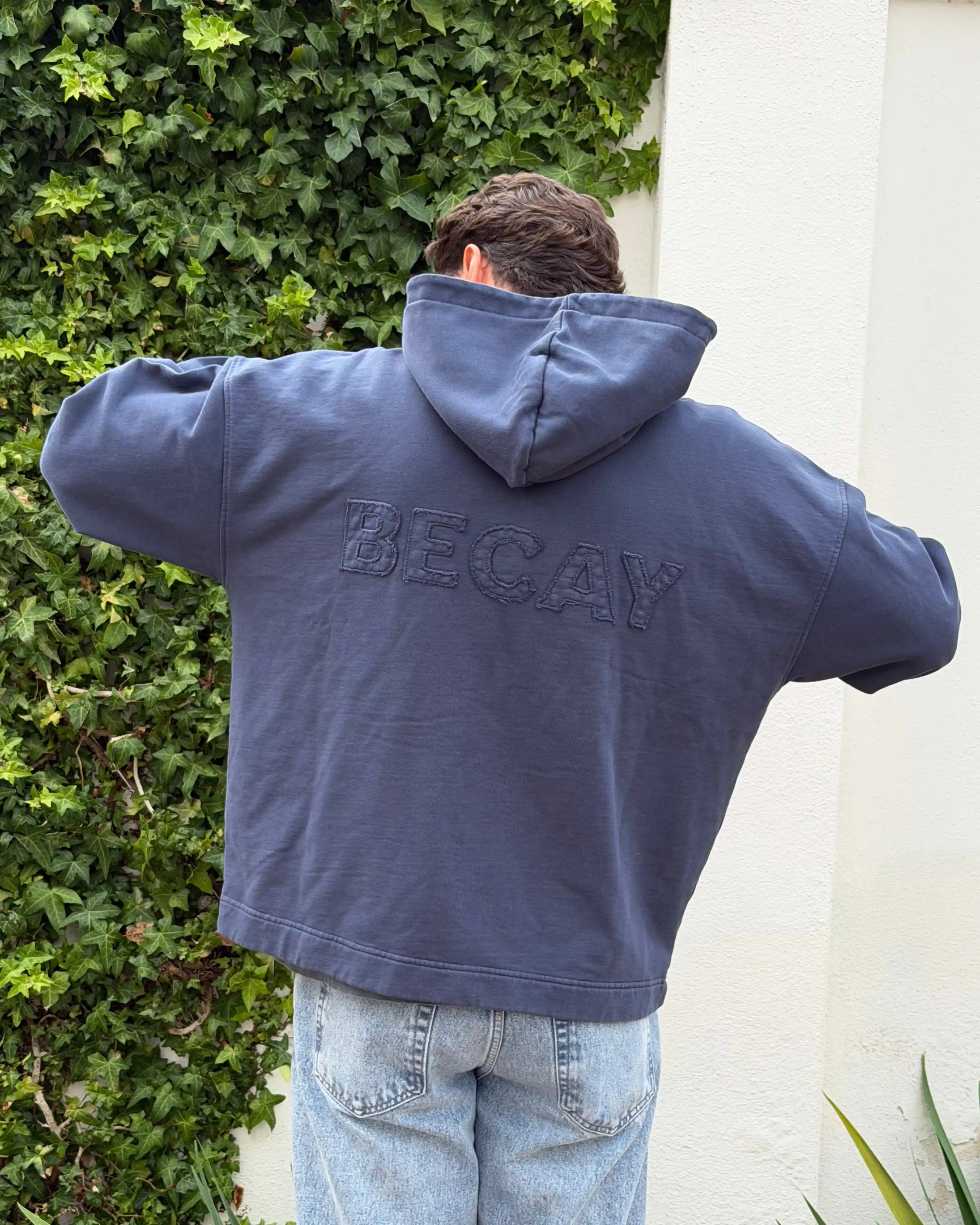 Patch Full Zip Navy