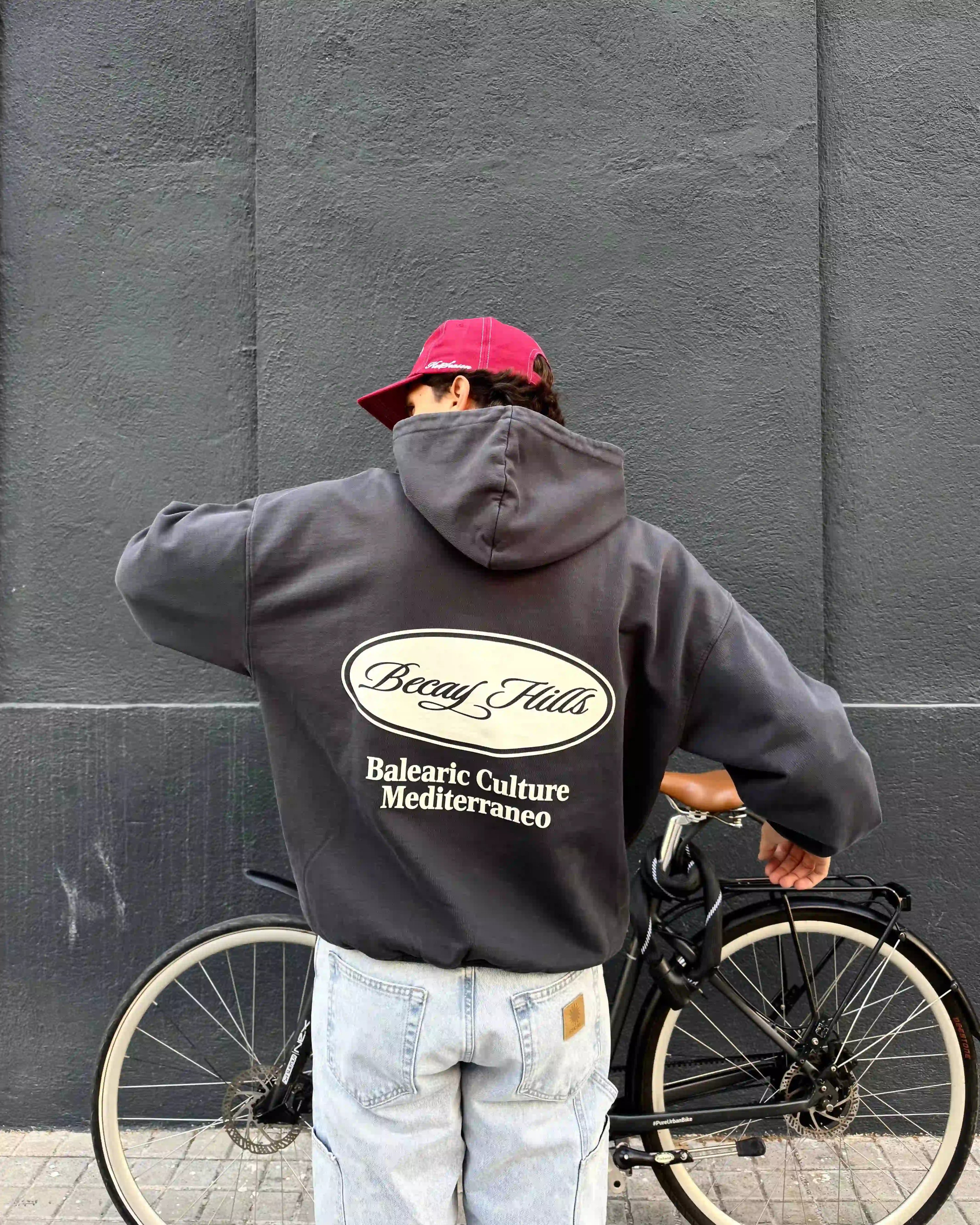 Stamp Hoodie Black
