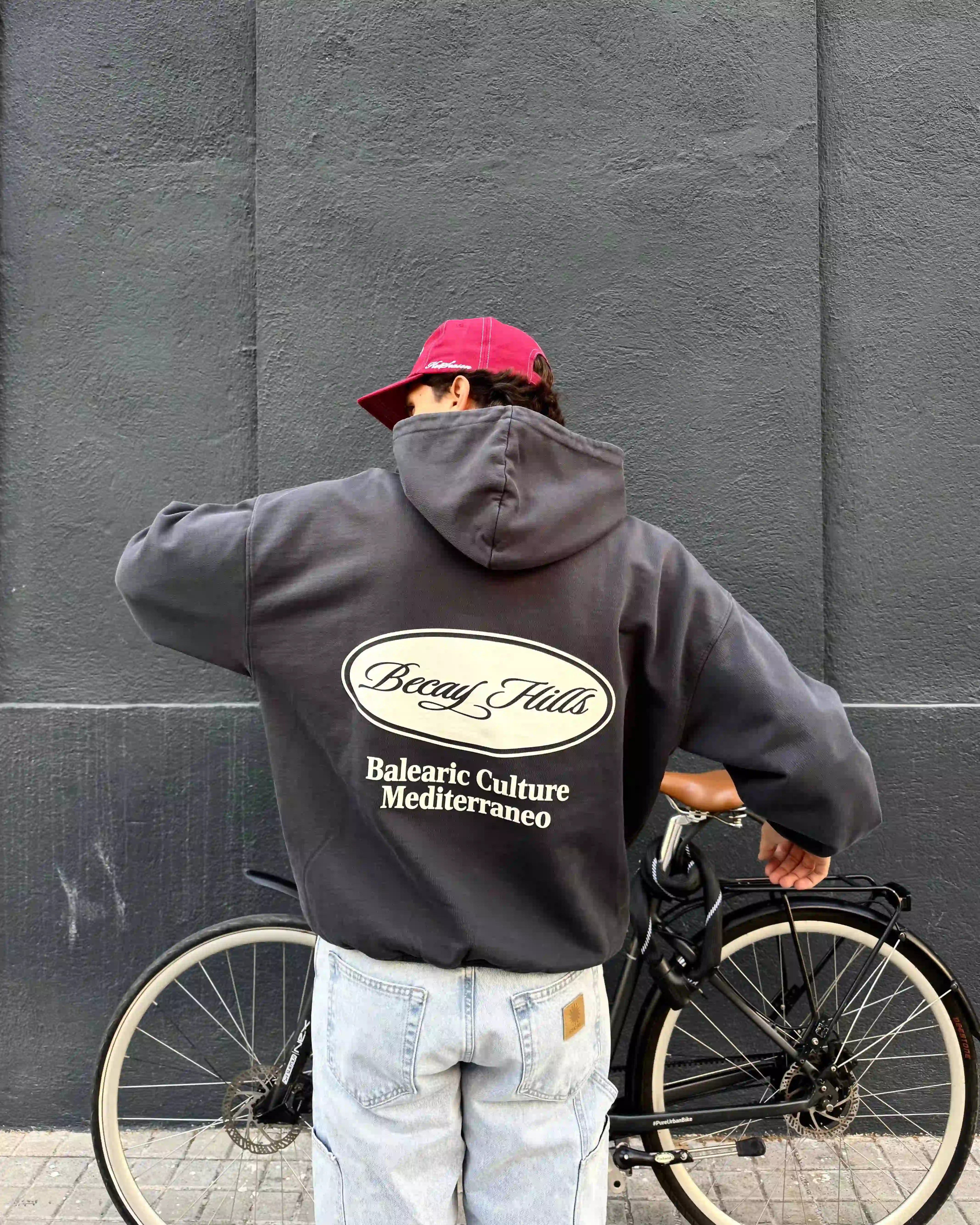 Stamp Hoodie Black