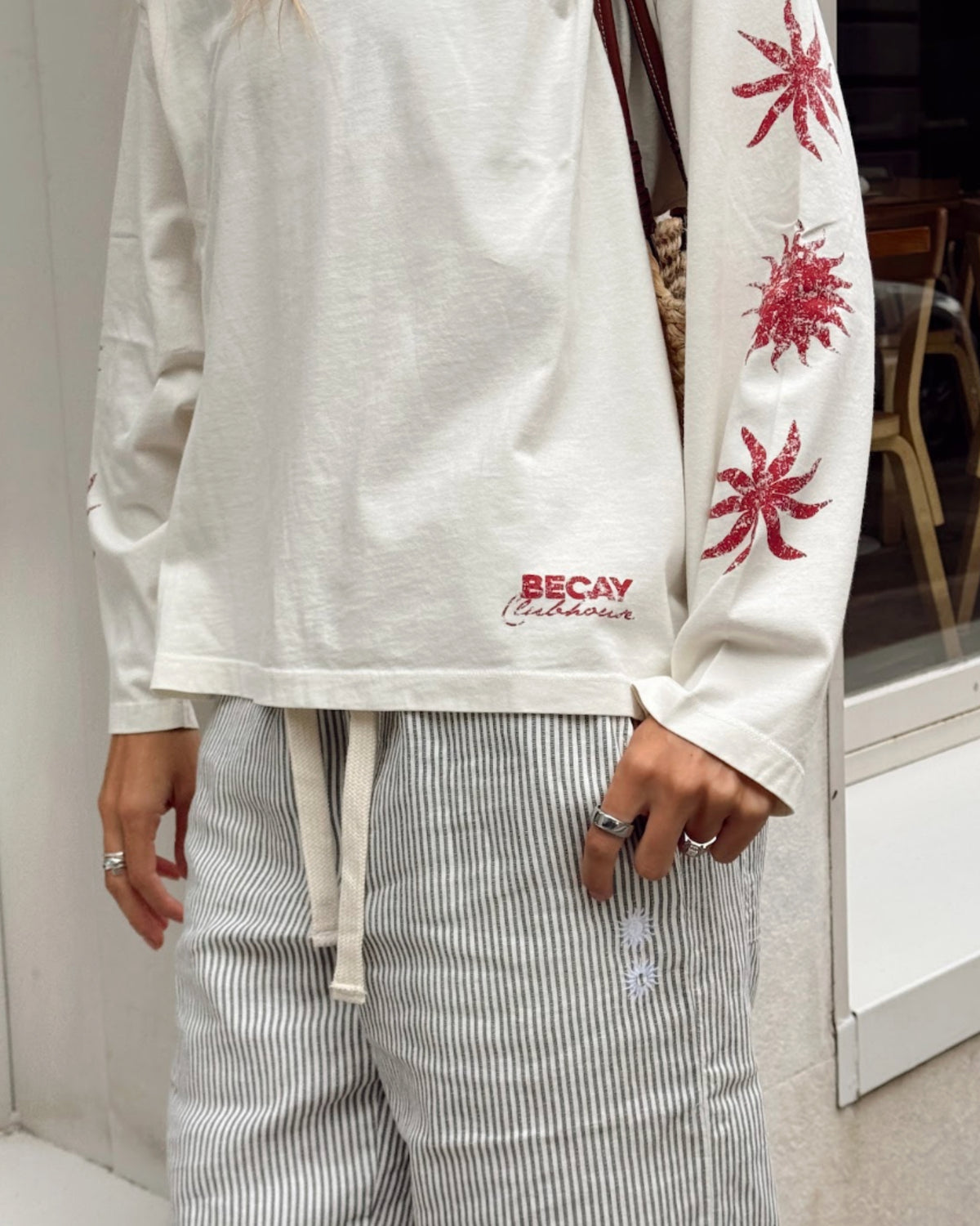 Flowers Longsleeve Ecru