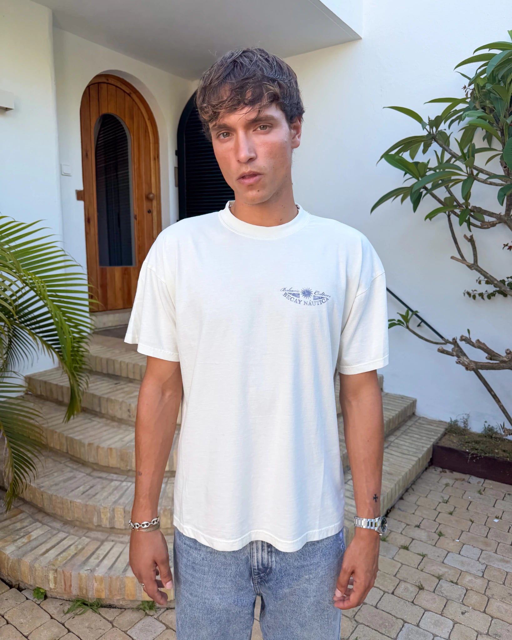 Nautica T-Shirt Cream