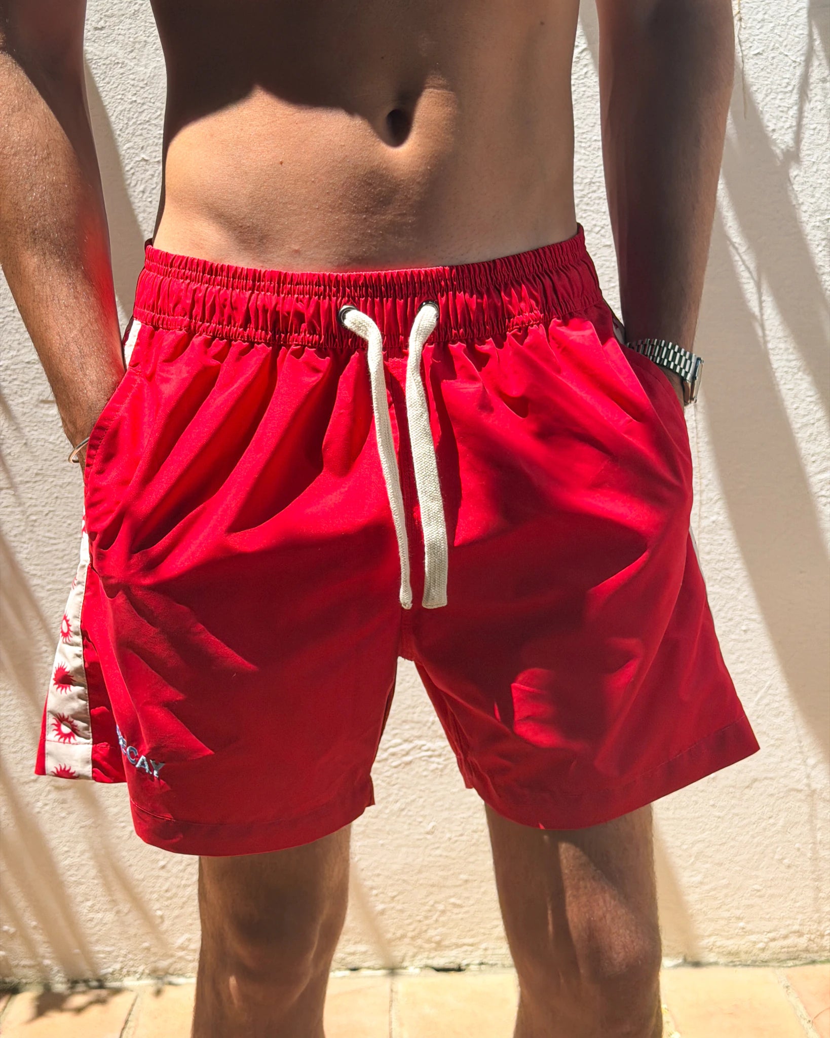 Pasamaneria Swim Trunk Red