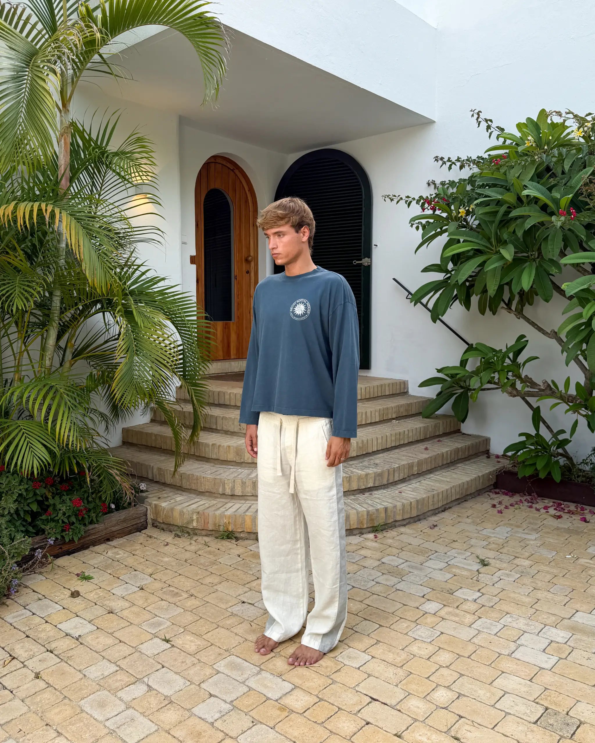 Social House Longsleeve Navy