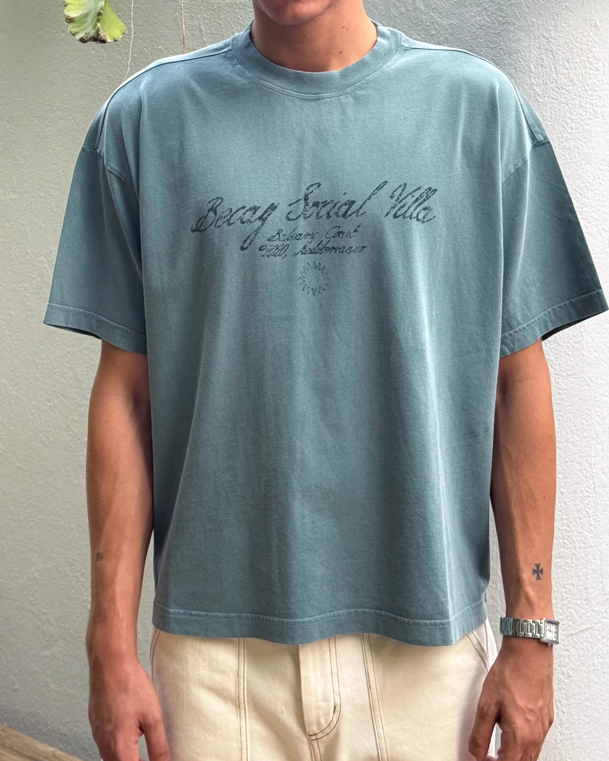 Script T-Shirt Green