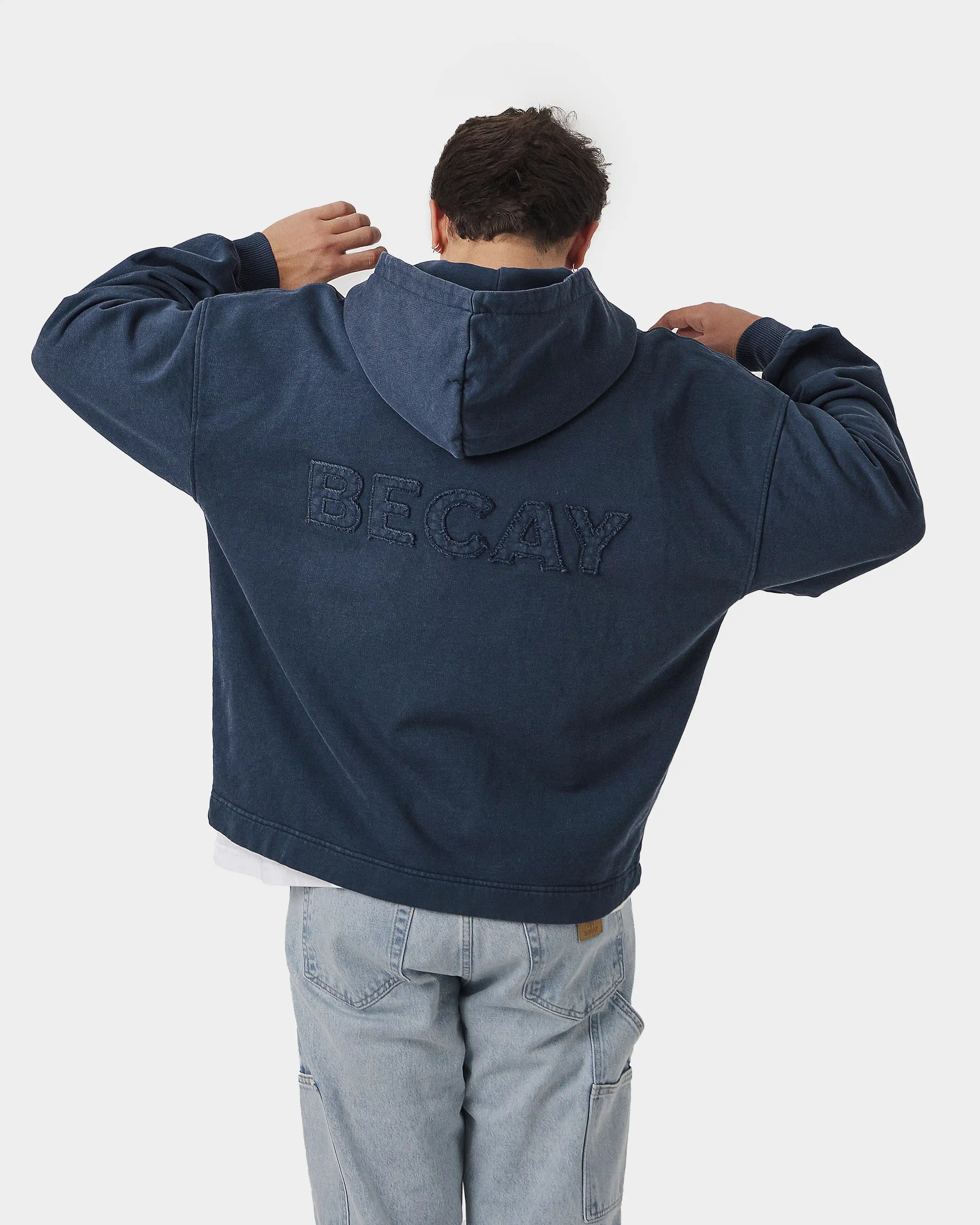 Patch Full Zip Navy