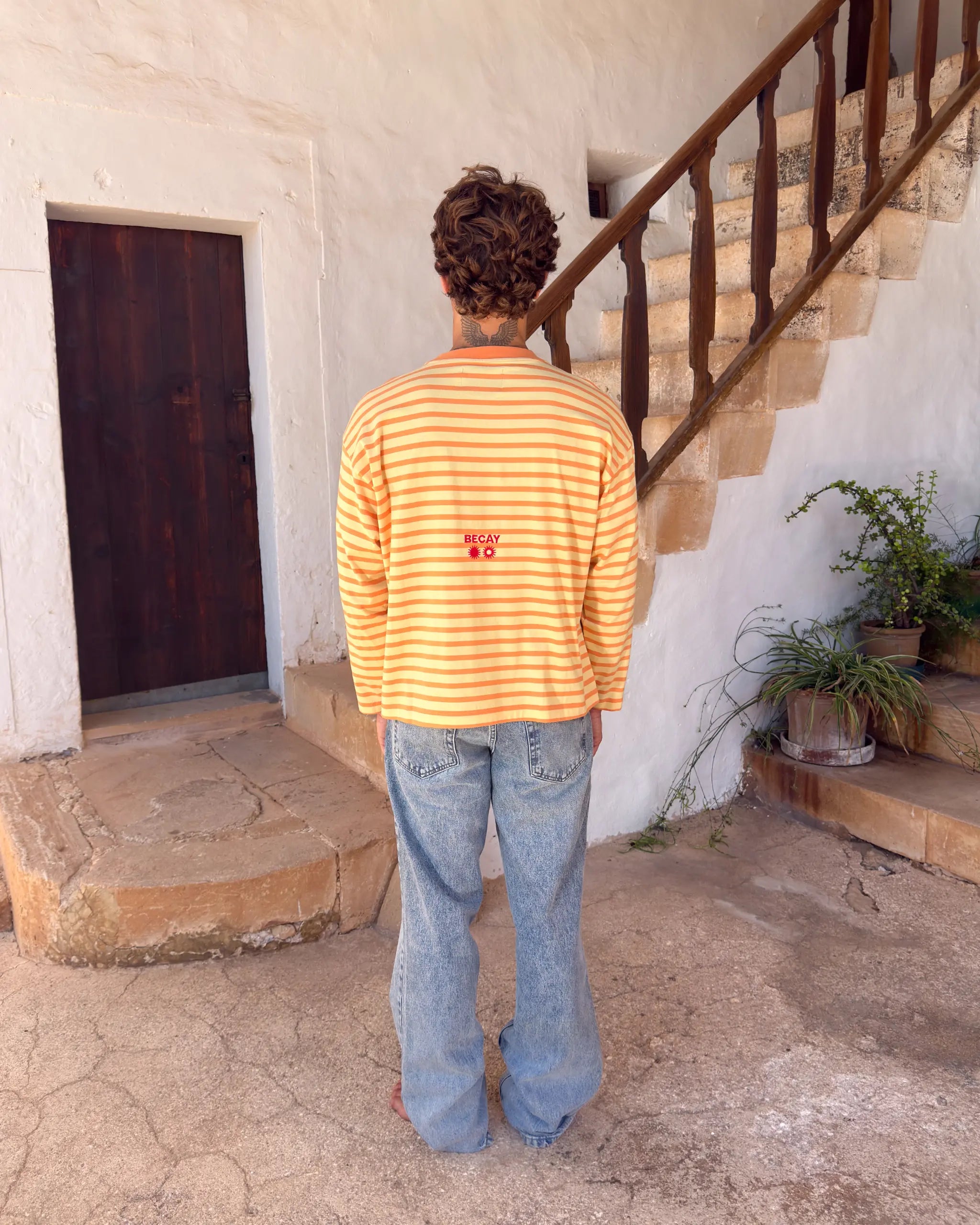 Stripes Longsleeve Yellow & Orange