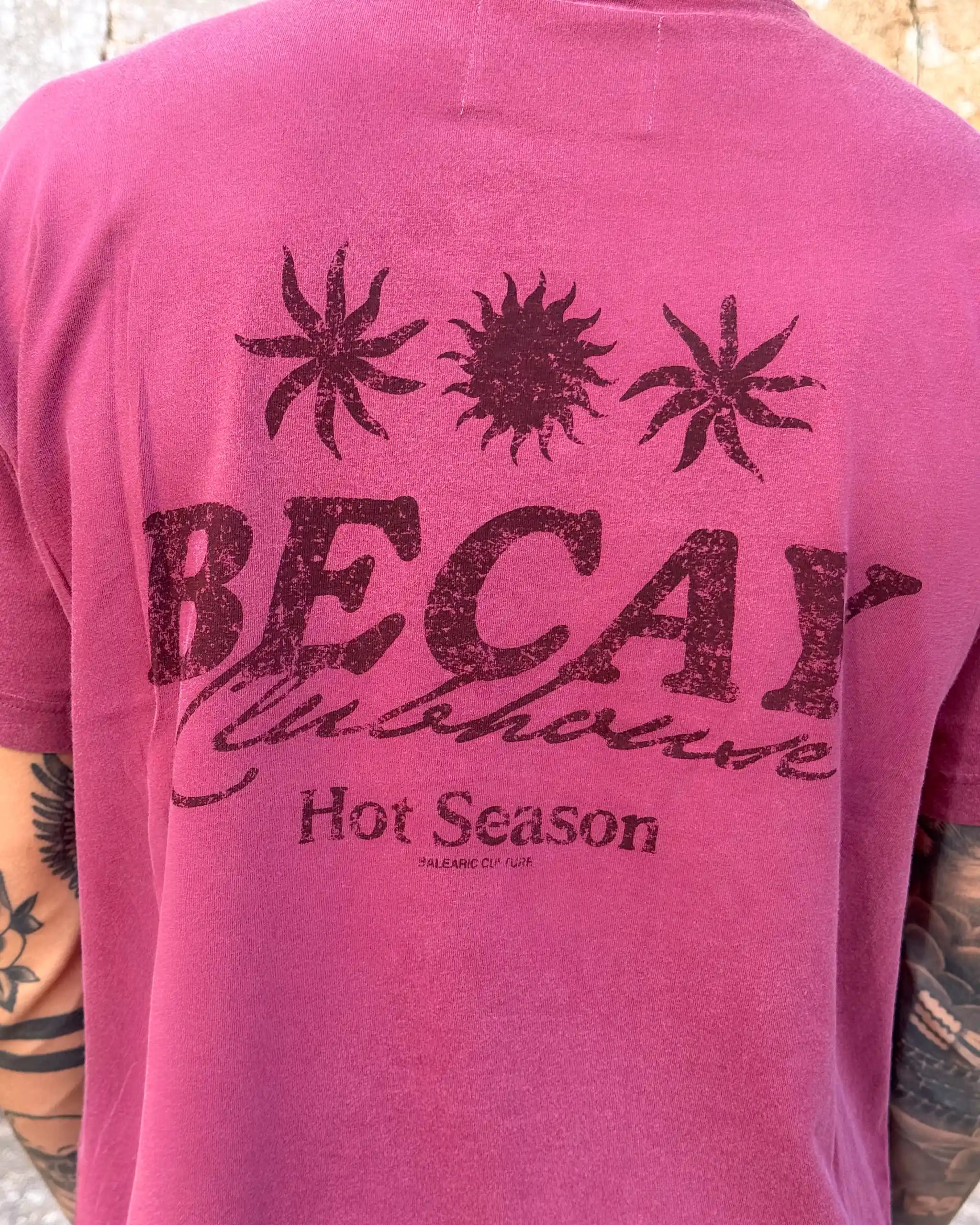 Club House T-Shirt Burgundy