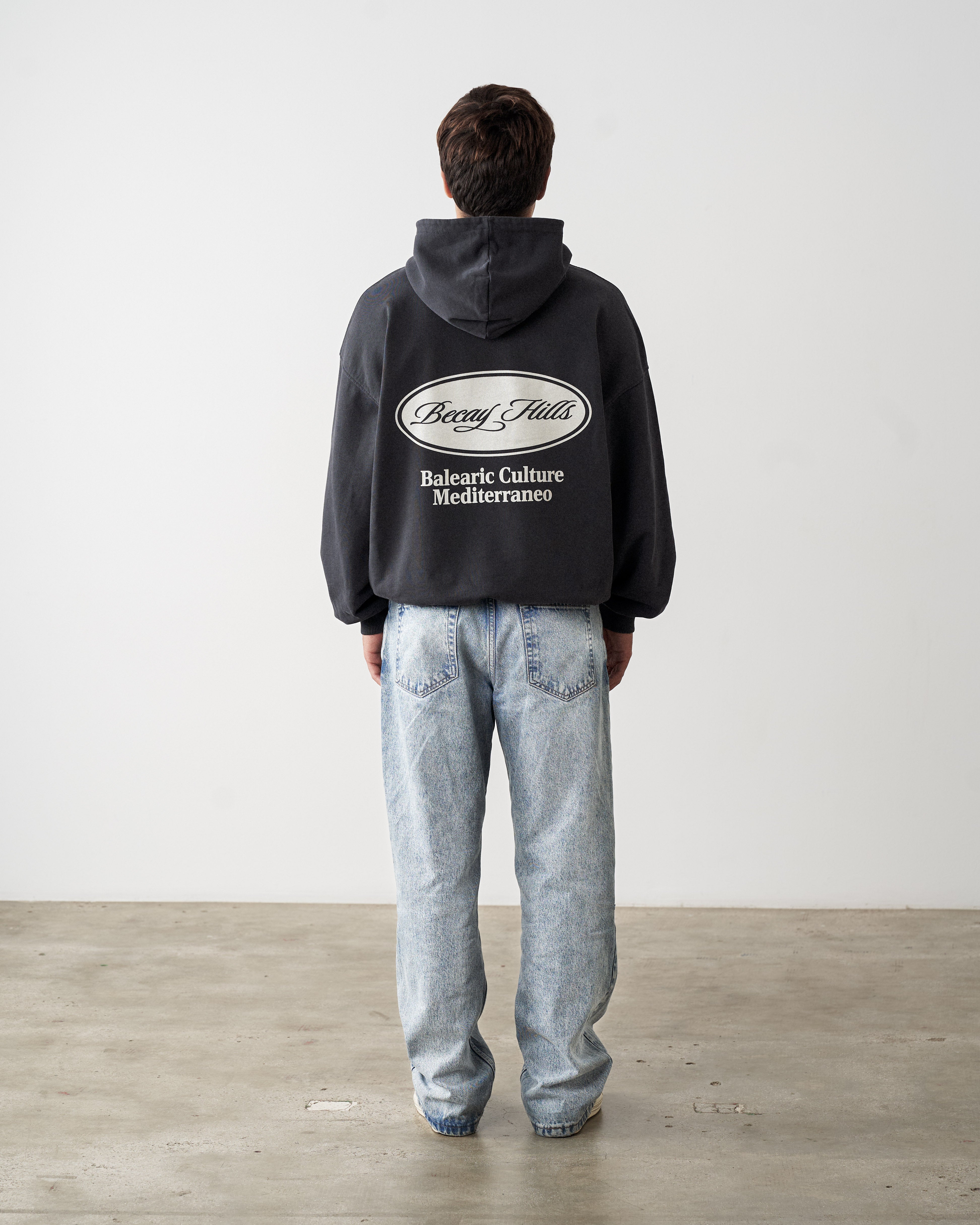 Stamp Hoodie Black