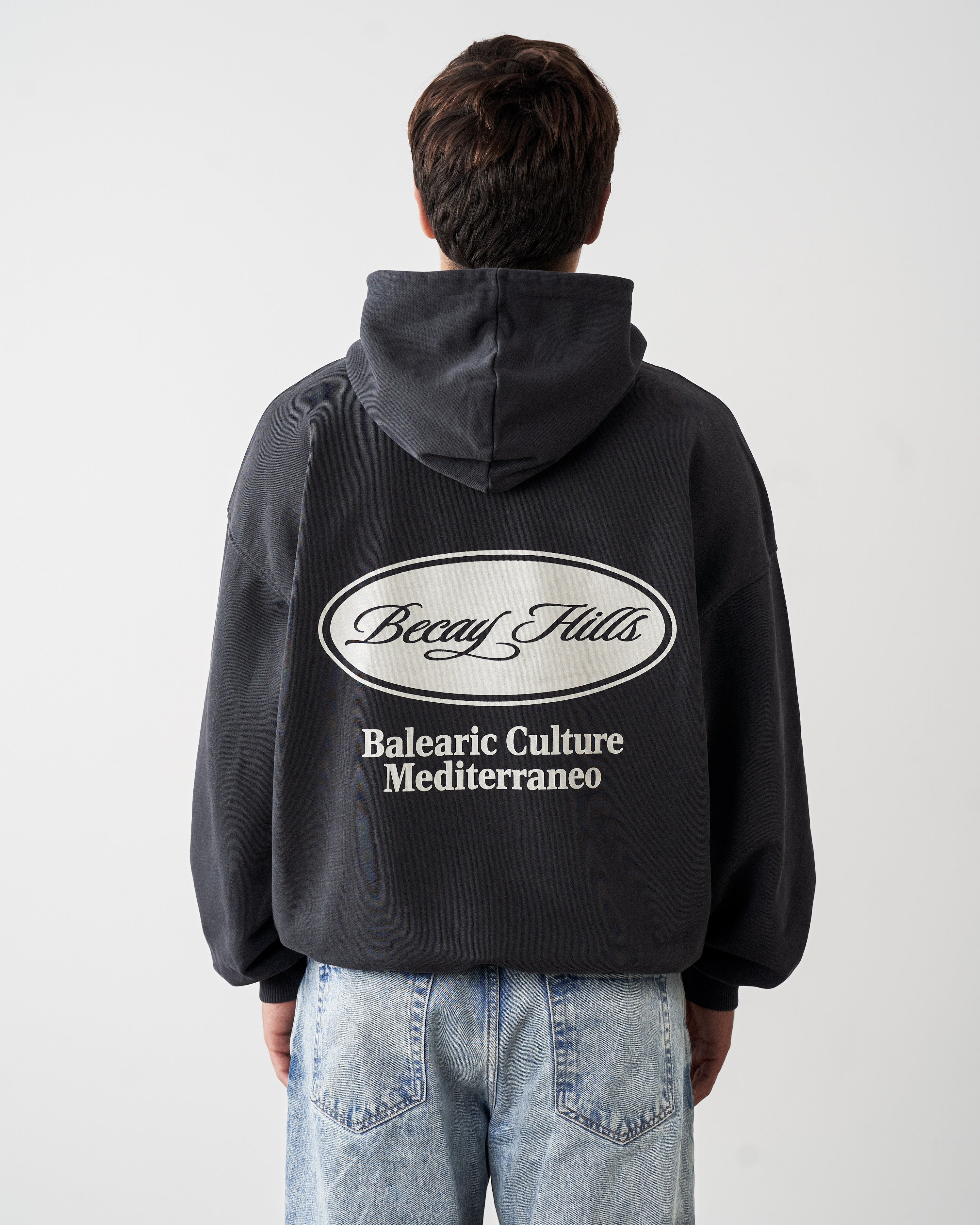 Stamp Hoodie Black