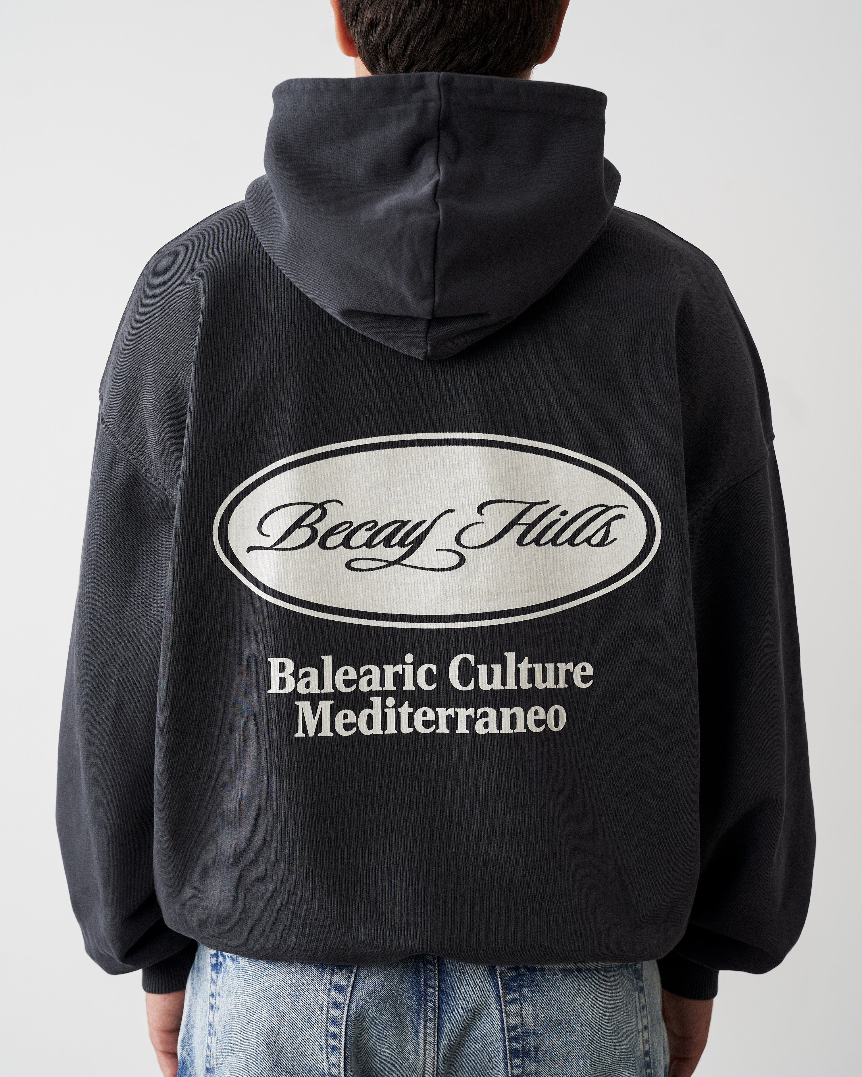 Stamp Hoodie Black