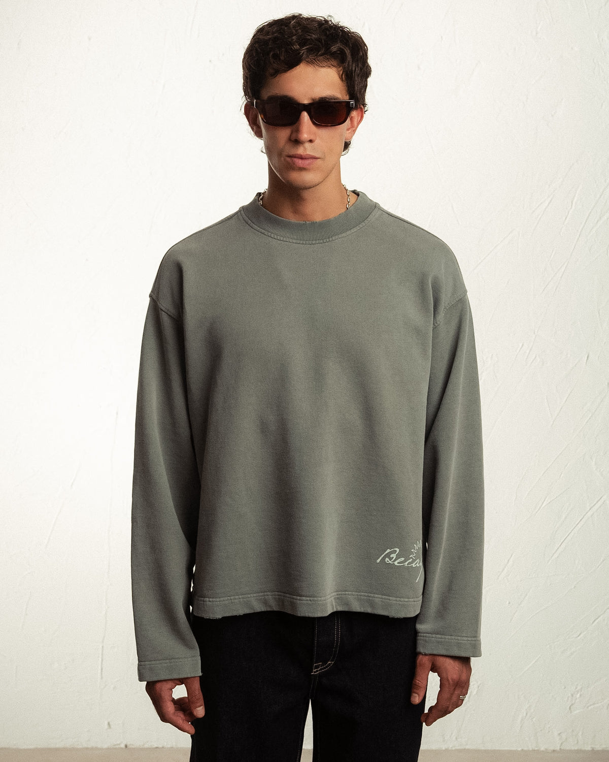 Sudadera sin capucha Marea verde BECAY