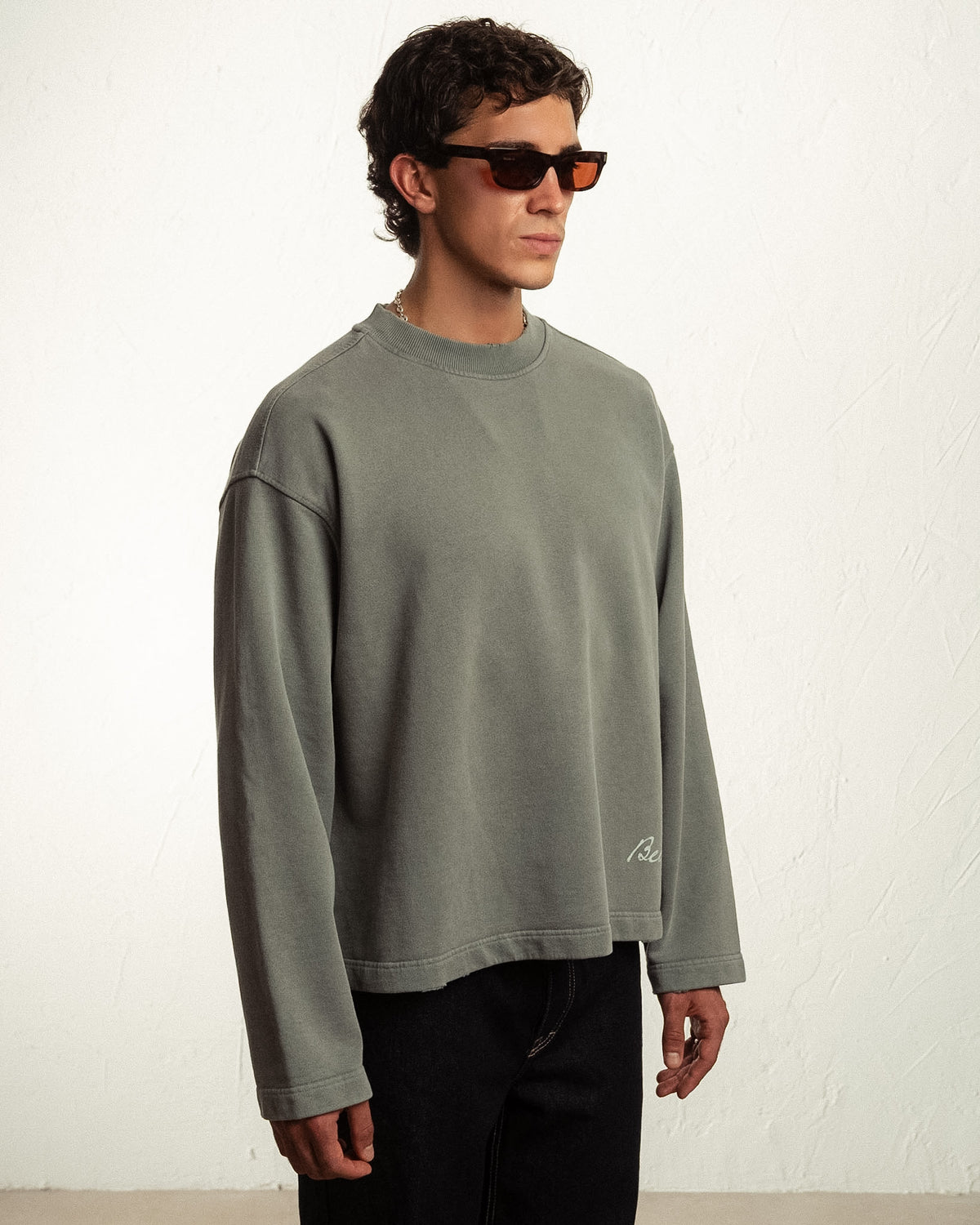 Sudadera sin capucha Marea verde BECAY