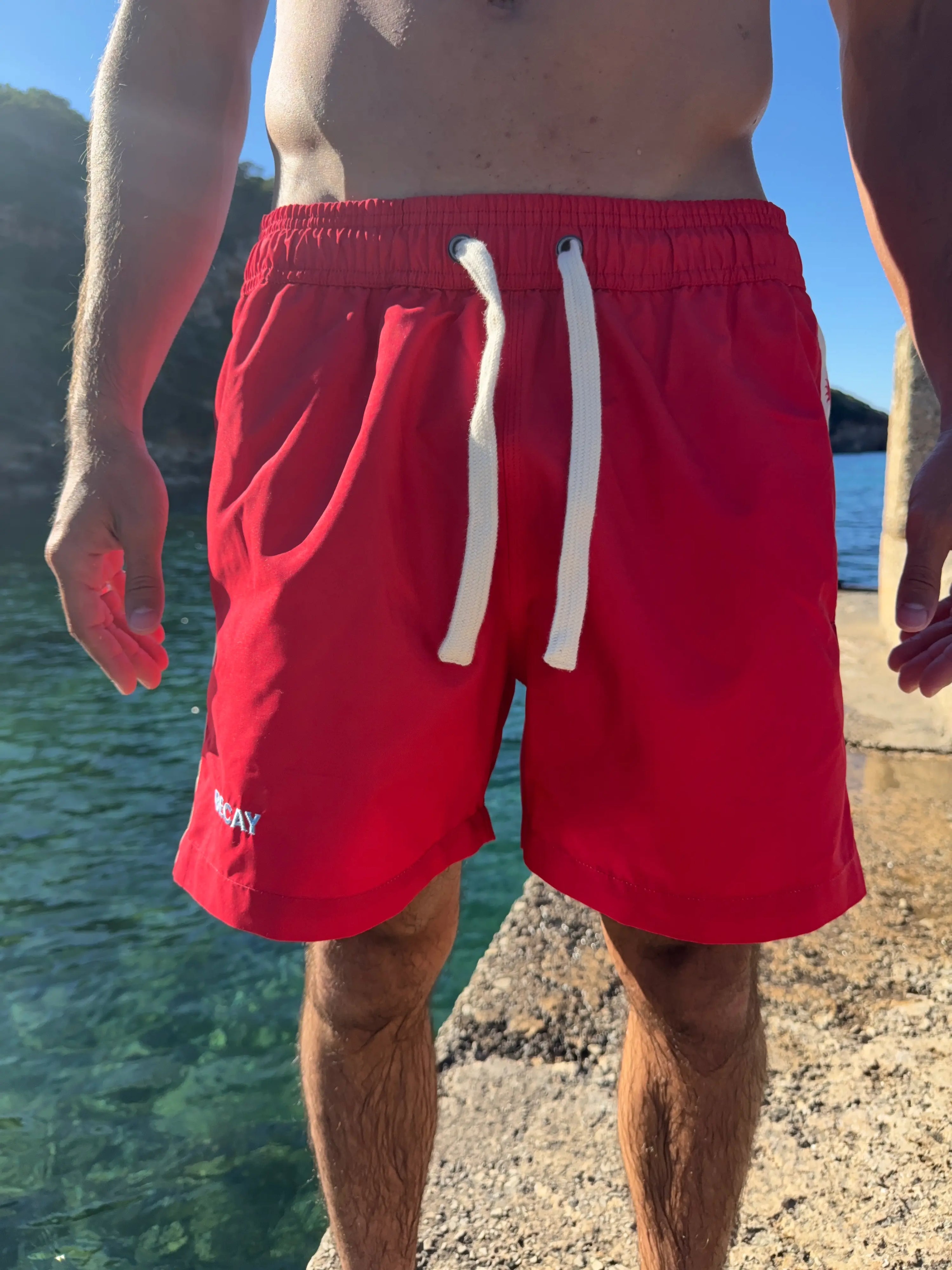 Pasamaneria Swim Trunk Red
