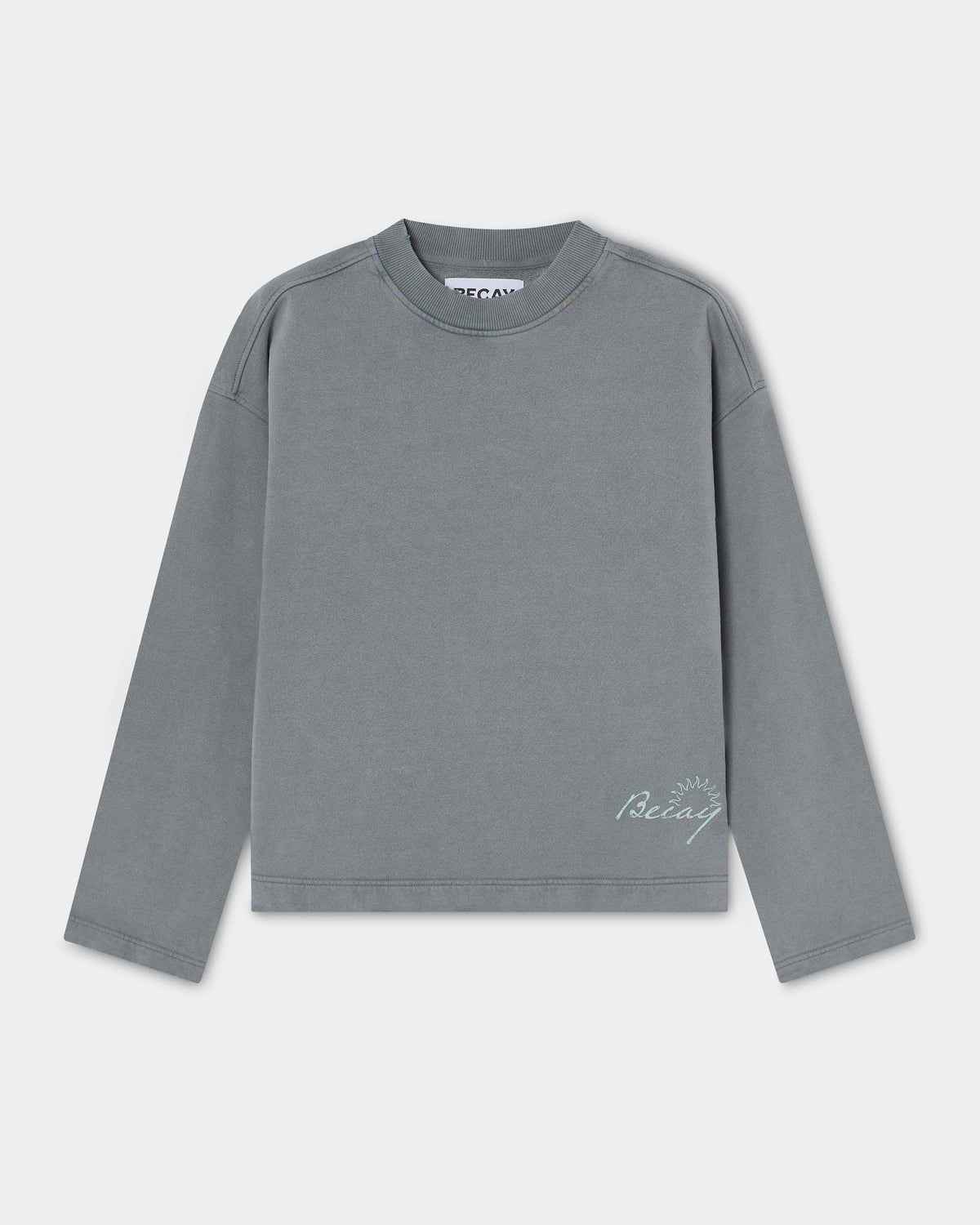 Sudadera sin capucha Marea gris BECAY
