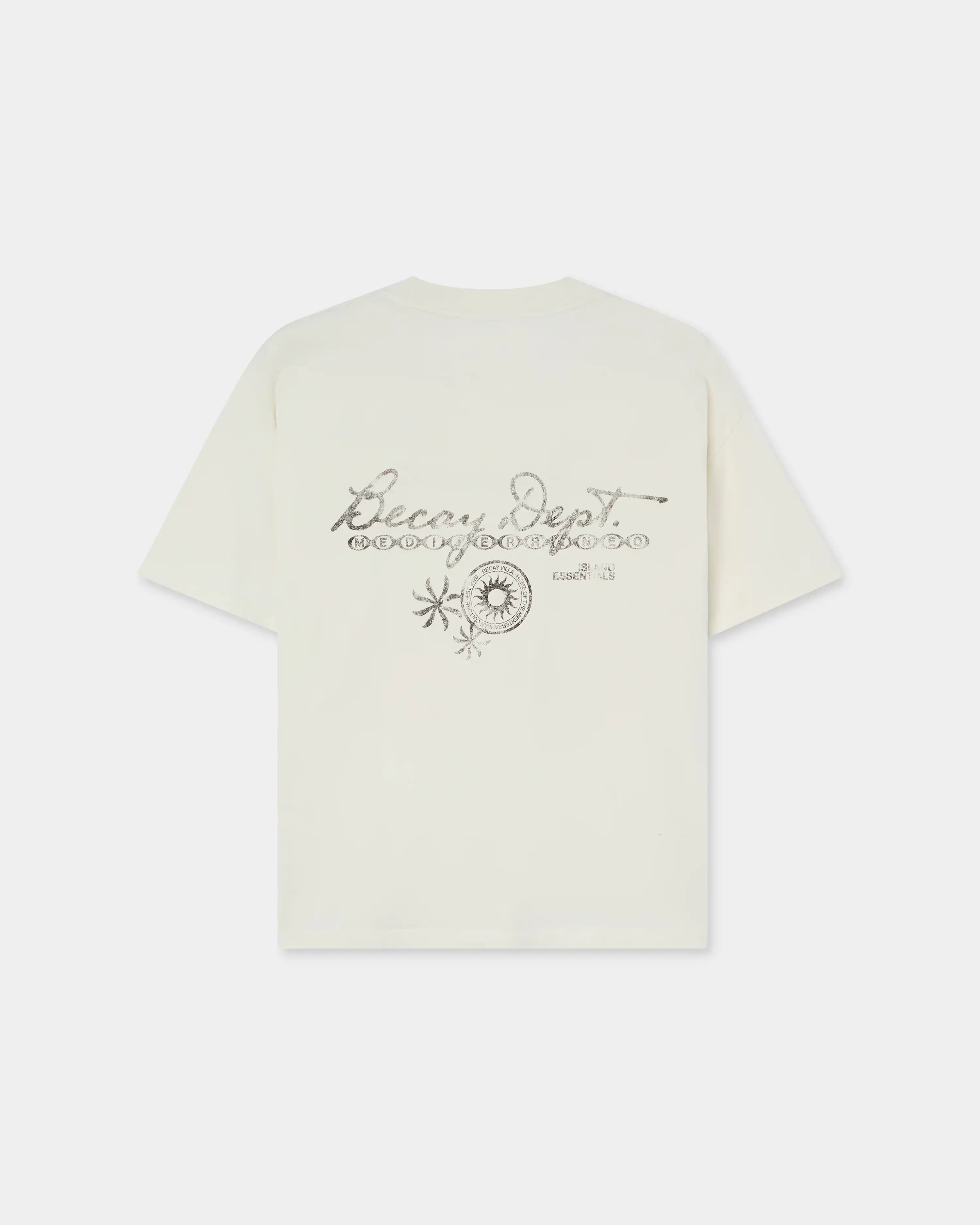 Emblem T-Shirt Ecru