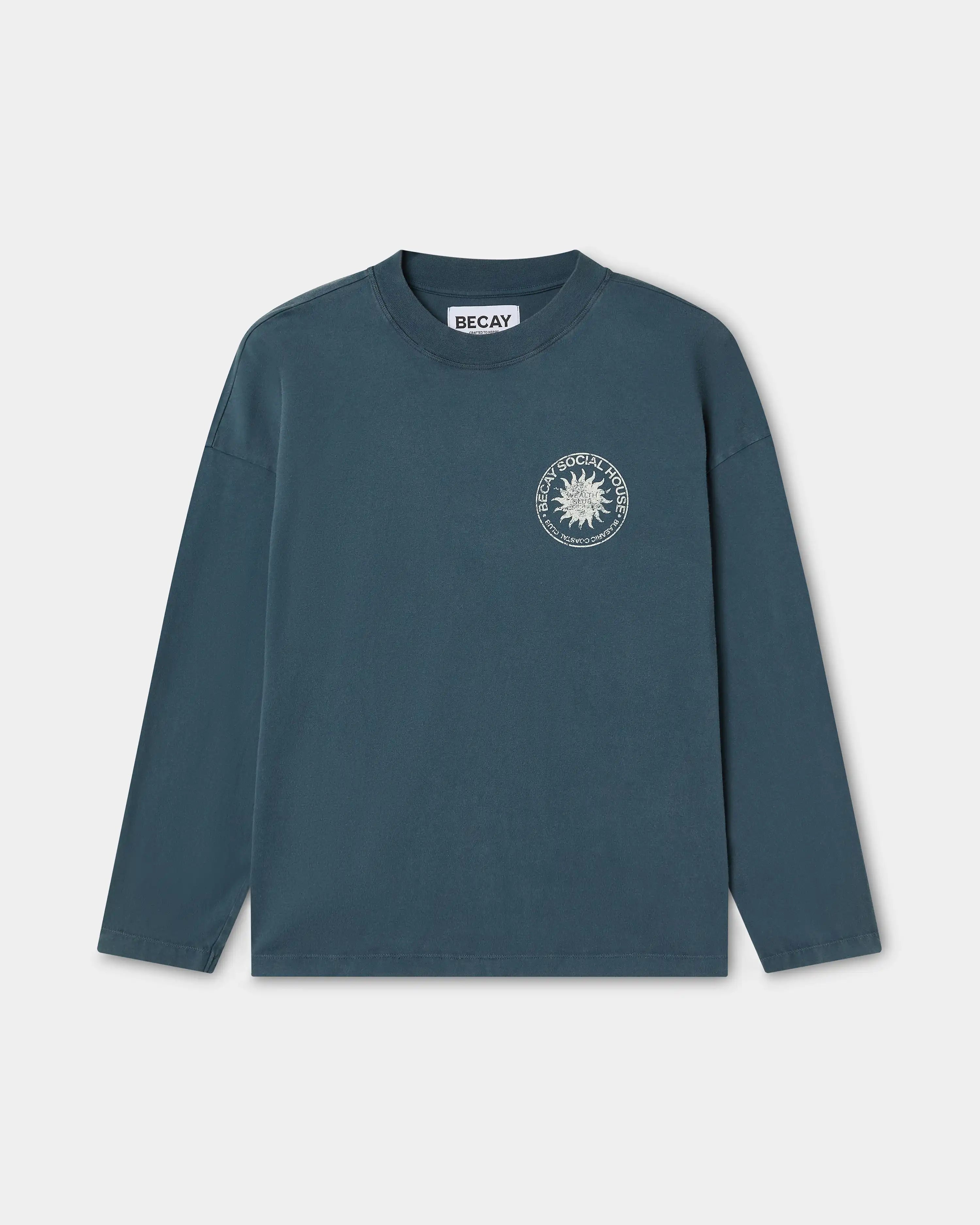 Social House Longsleeve Navy