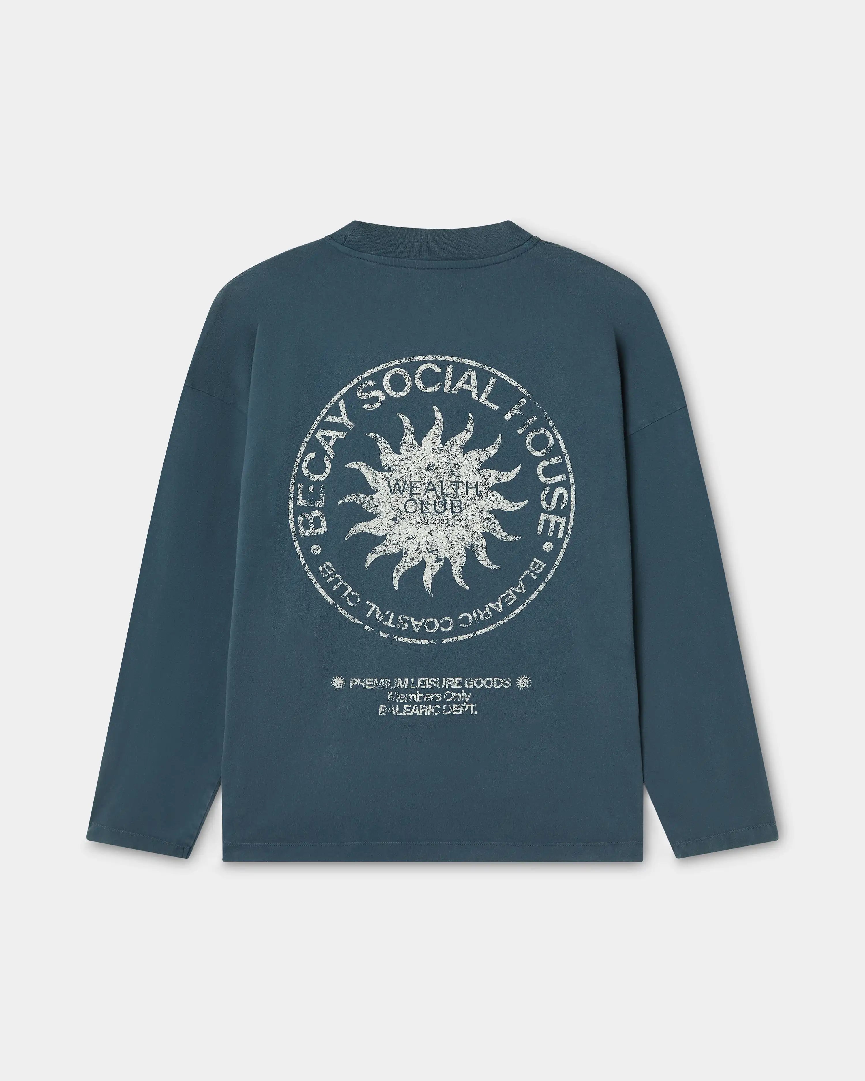 Social House Longsleeve Navy