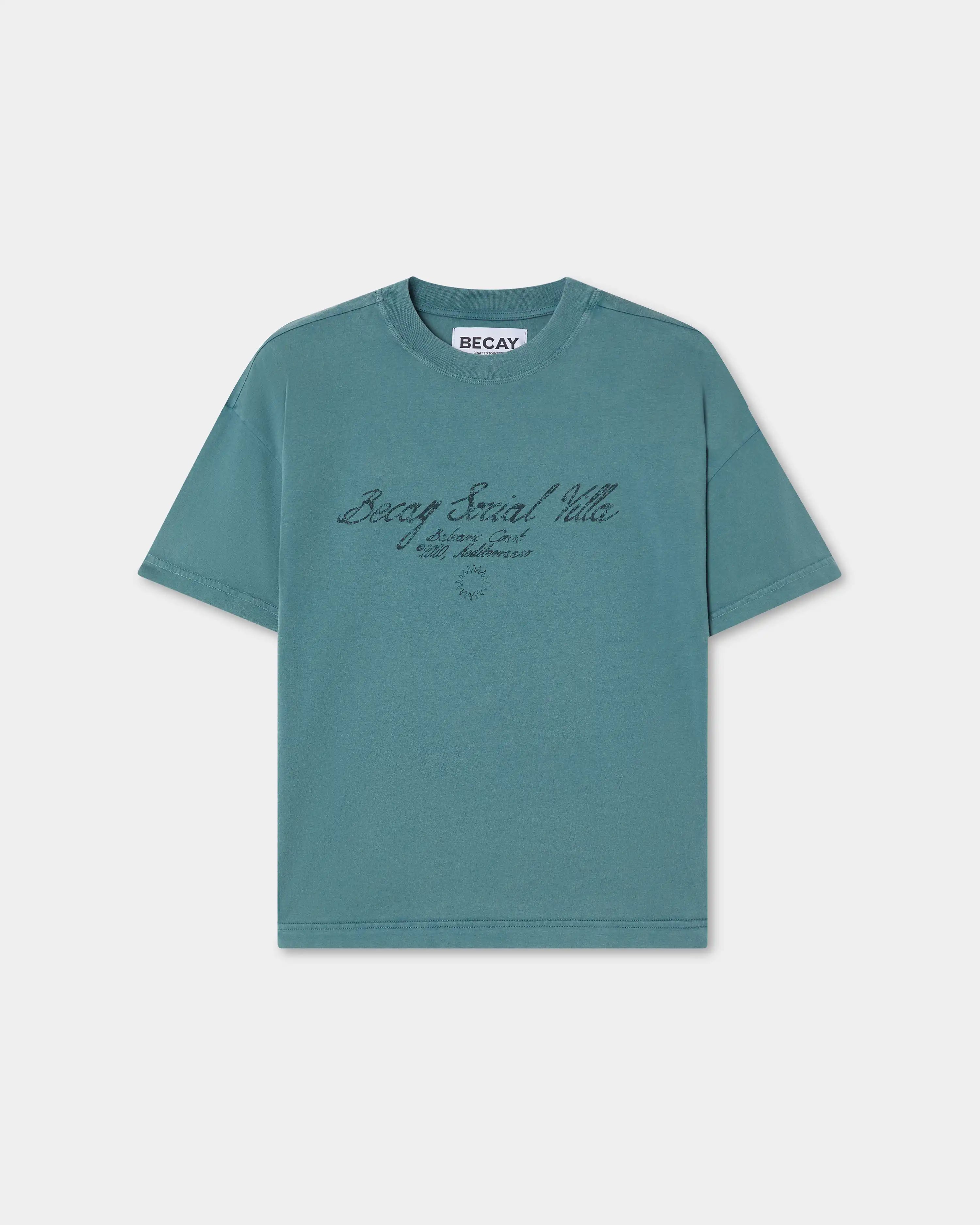 Script T-Shirt Green