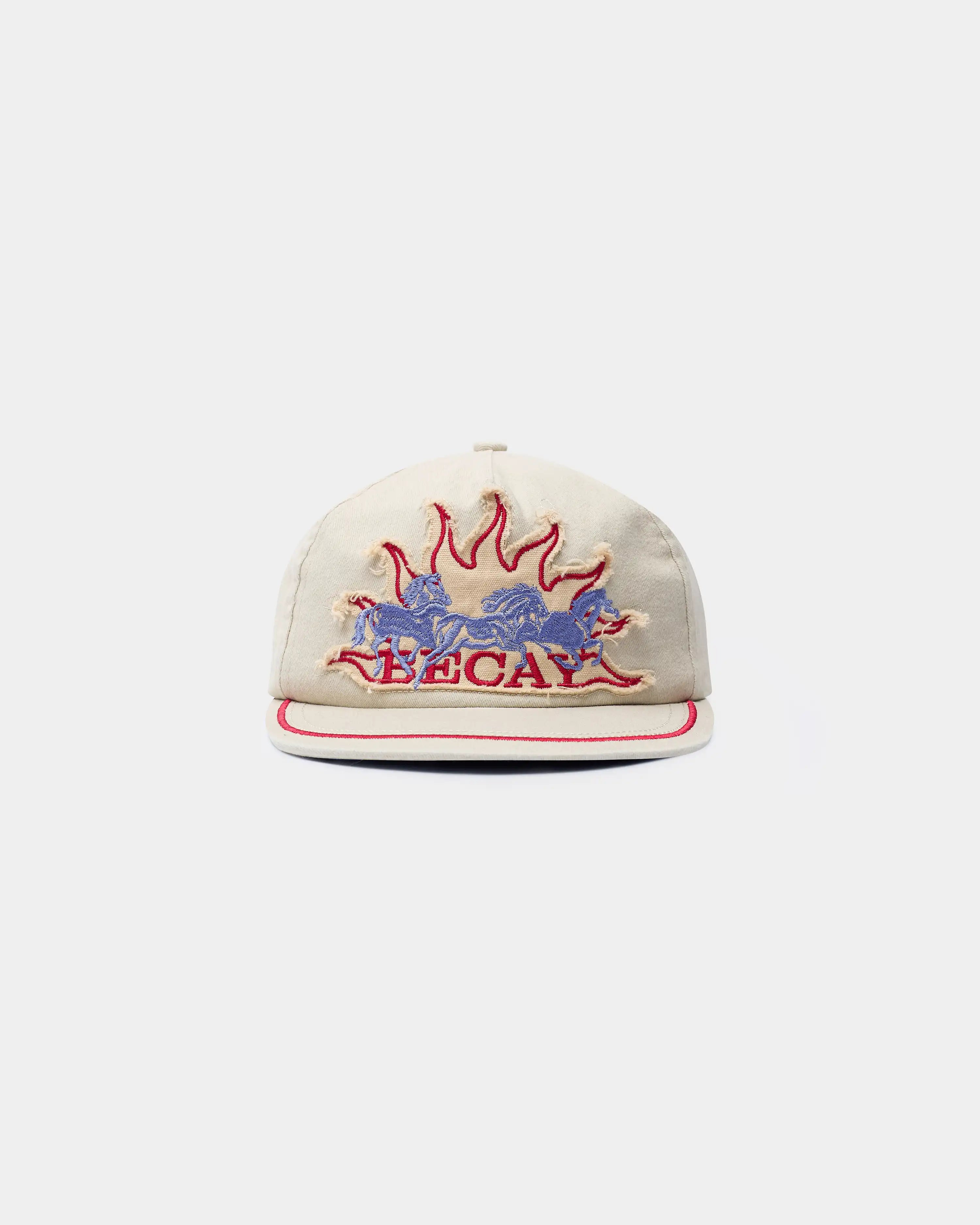 Horses Cap Ecru