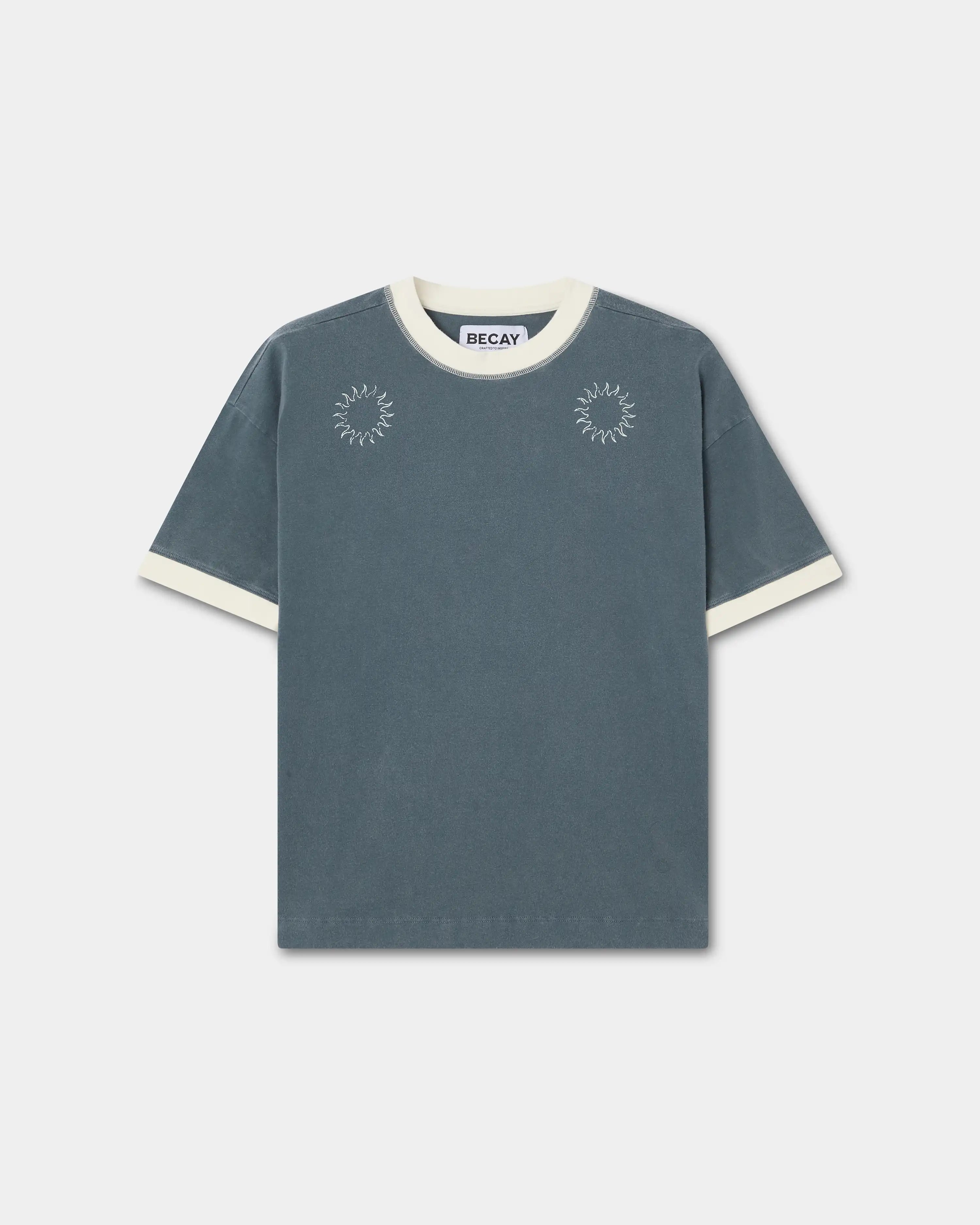 Rib T-Shirt Navy