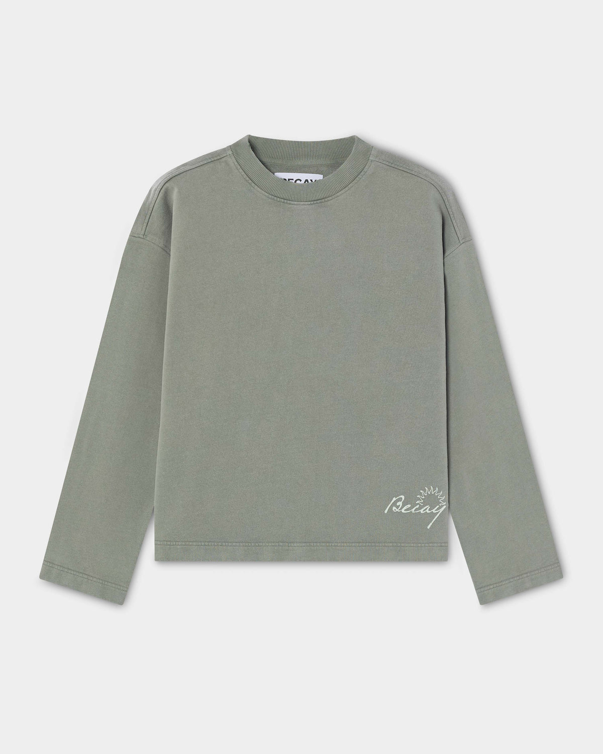 Sudadera sin capucha Marea verde BECAY