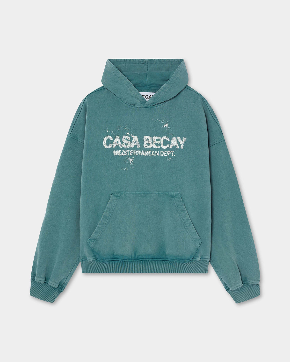 Sudadera con capucha Binibeca verde BECAY