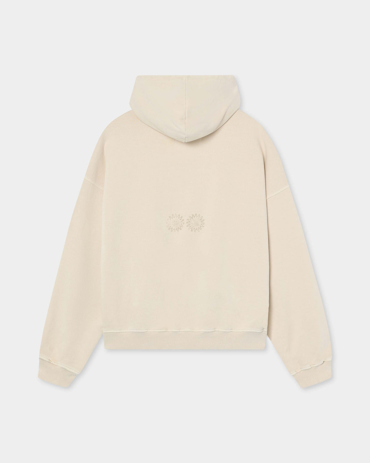 Sudadera con capucha Ripped beige BECAY