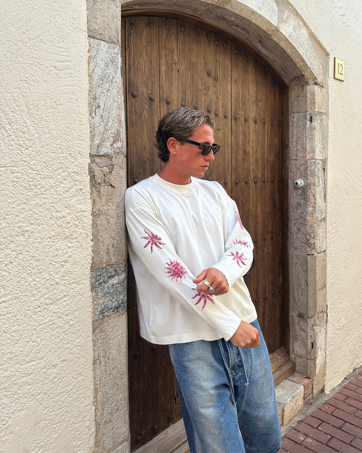 Flowers Longsleeve Ecru