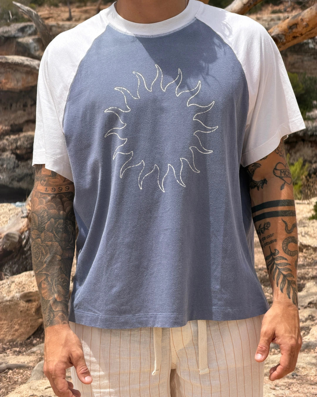Retro T-Shirt Blue