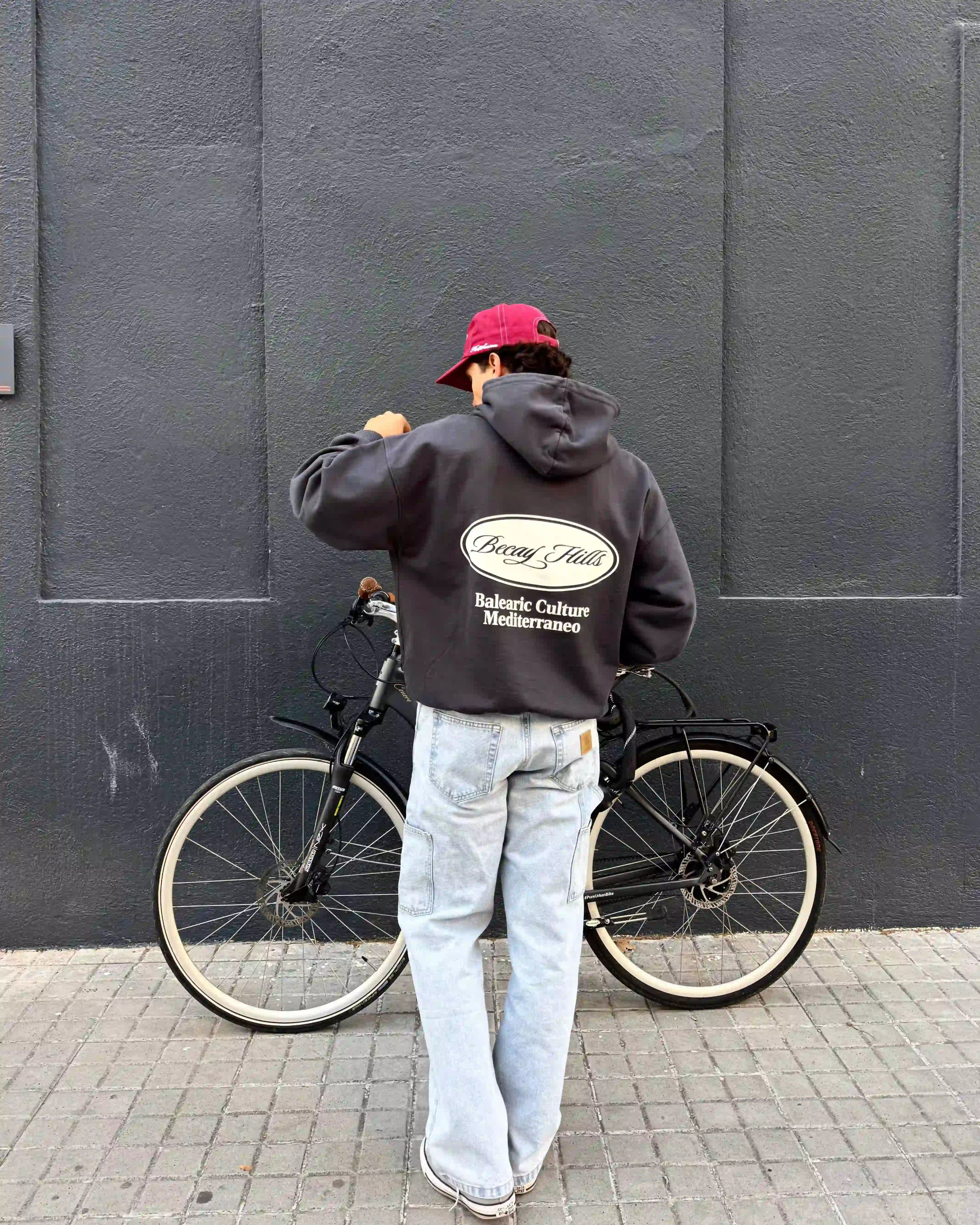 Stamp Hoodie Black
