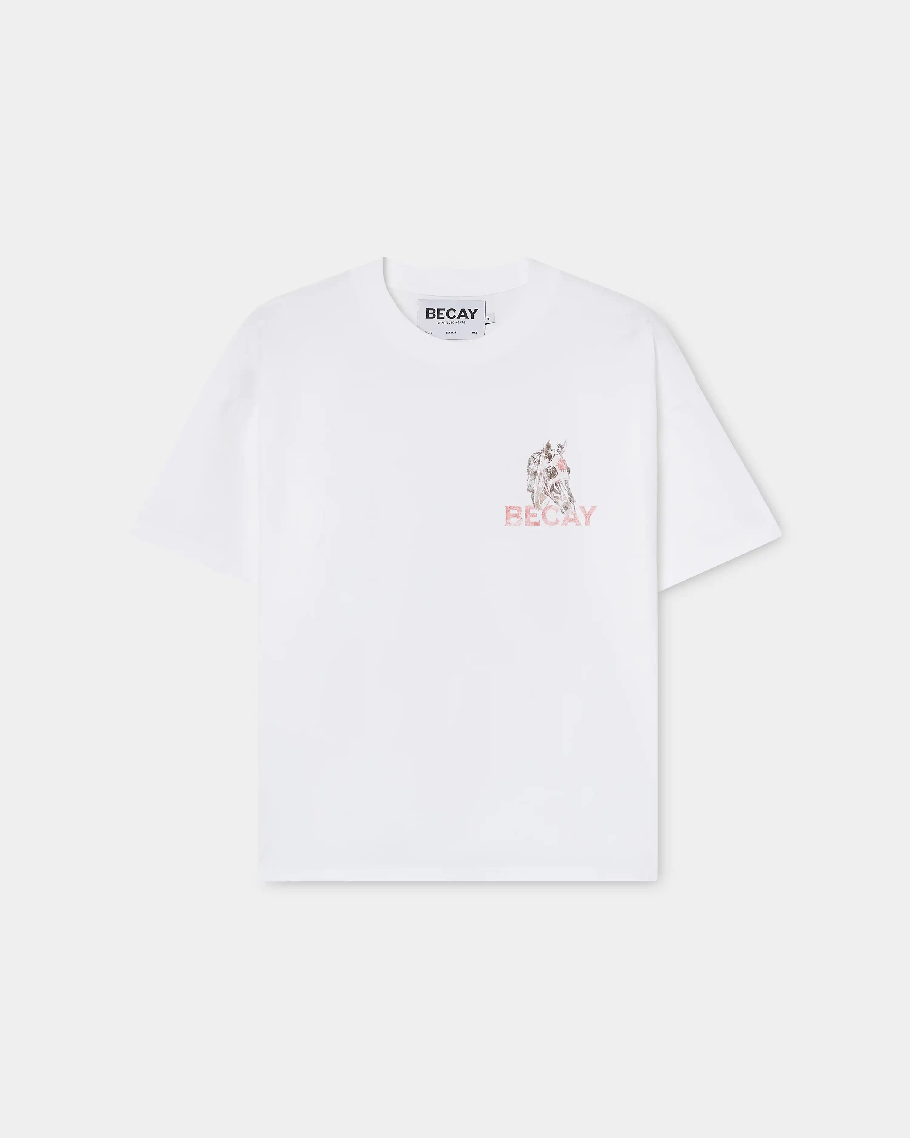 Horse Mask T-Shirt White