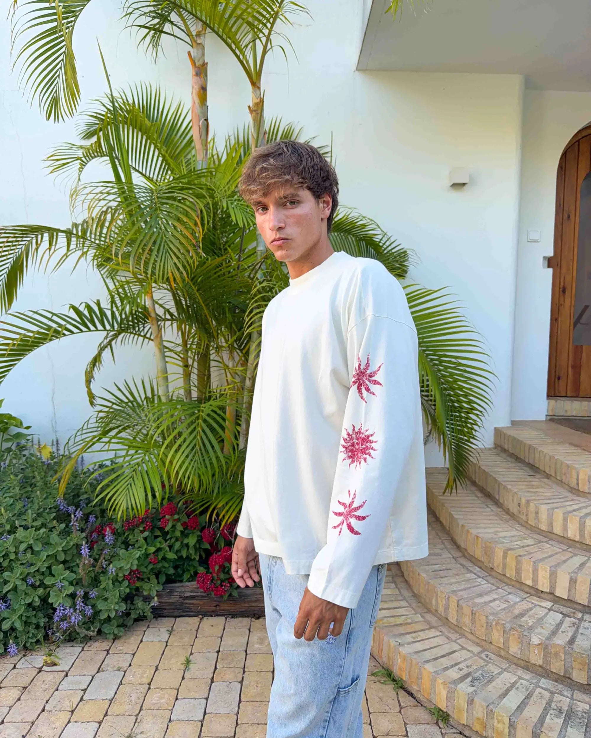 Flowers Longsleeve Ecru