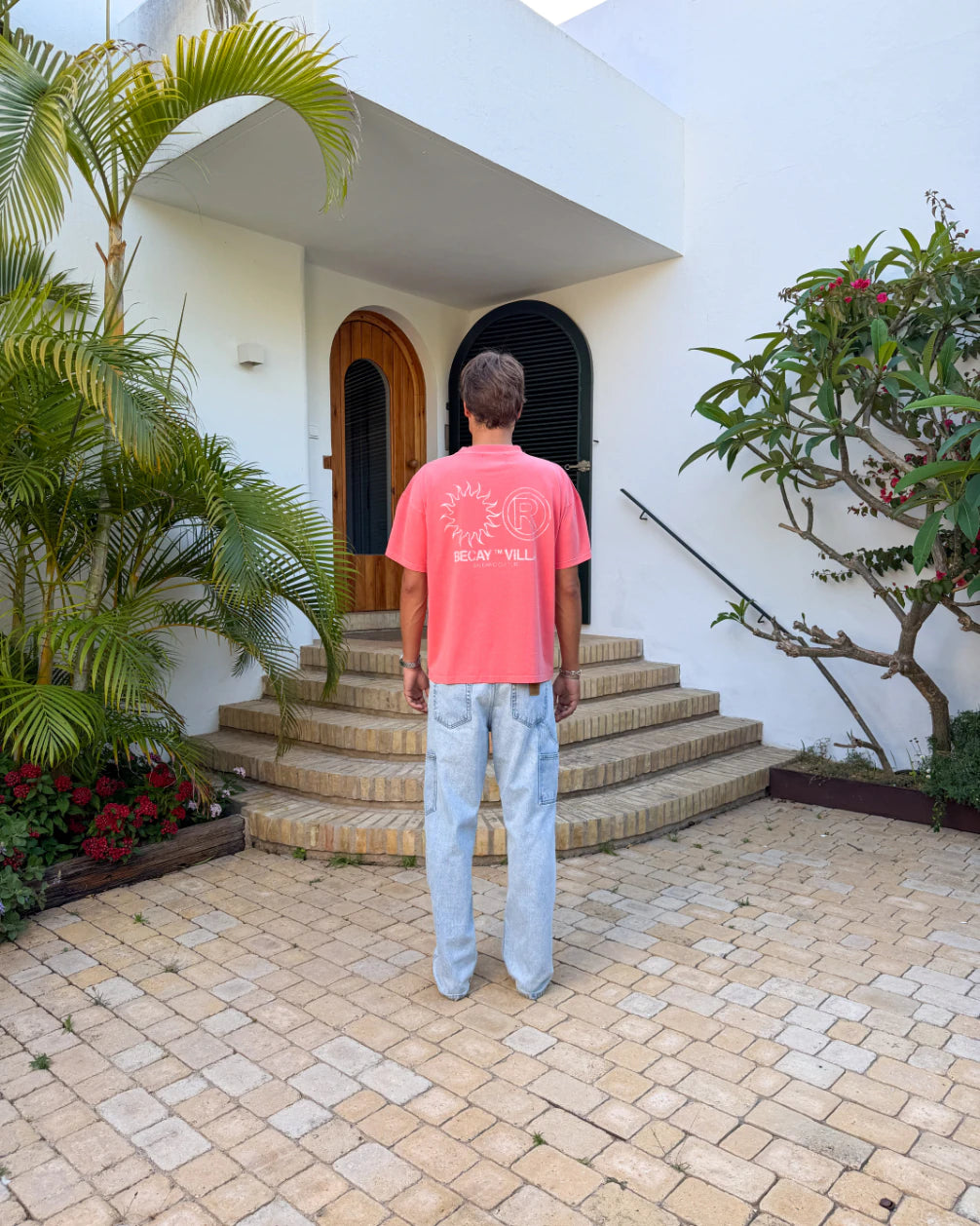 R Club T-Shirt Coral