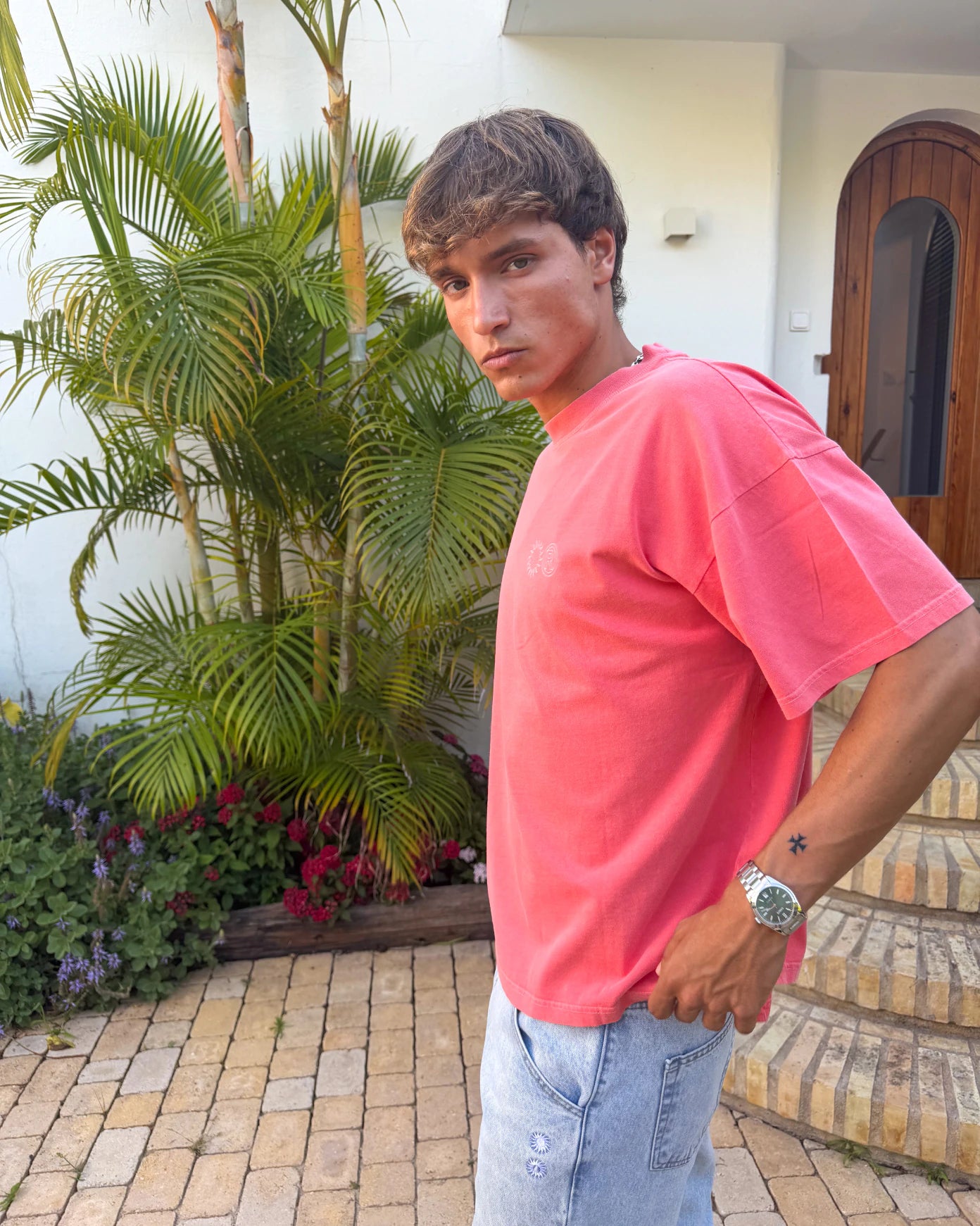 R Club T-Shirt Coral