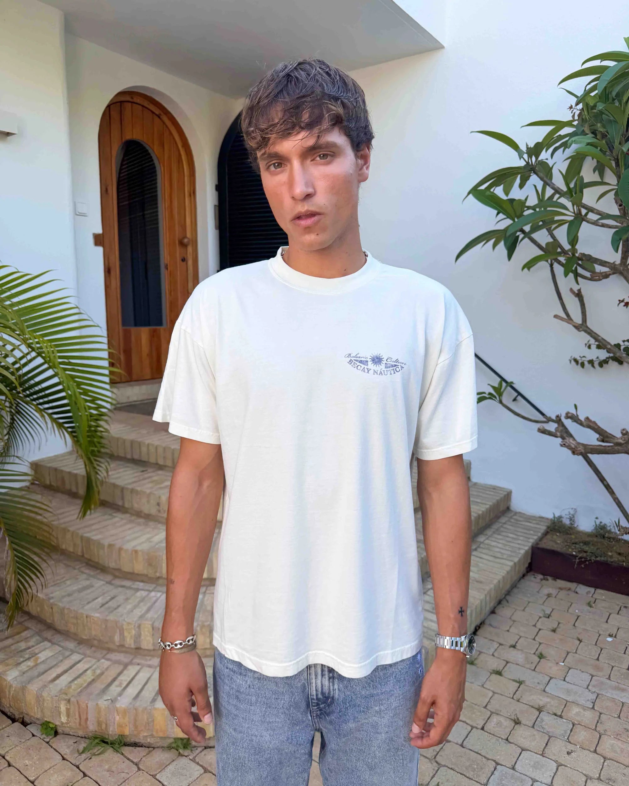 Nautica T-Shirt Cream