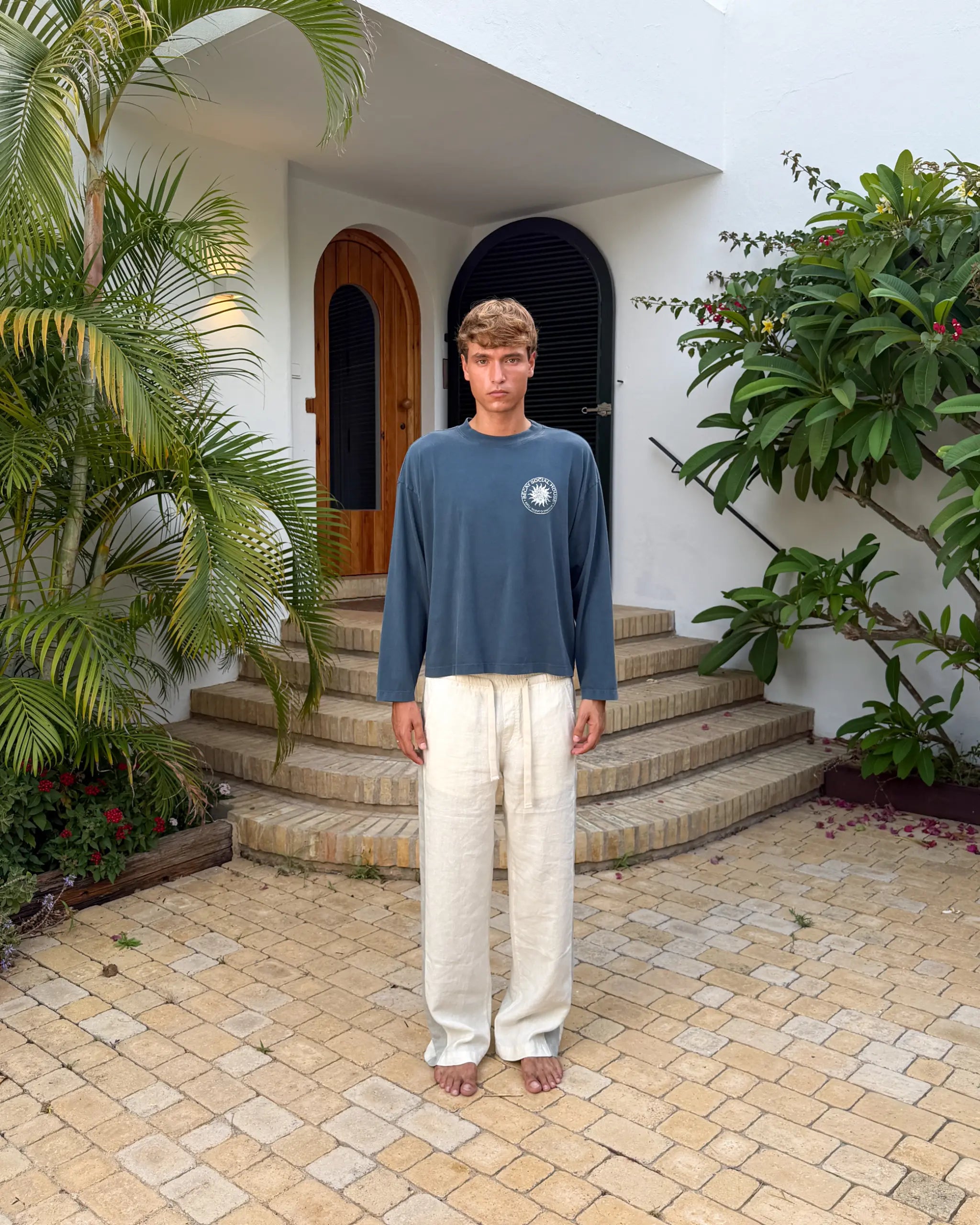 Social House Longsleeve Navy