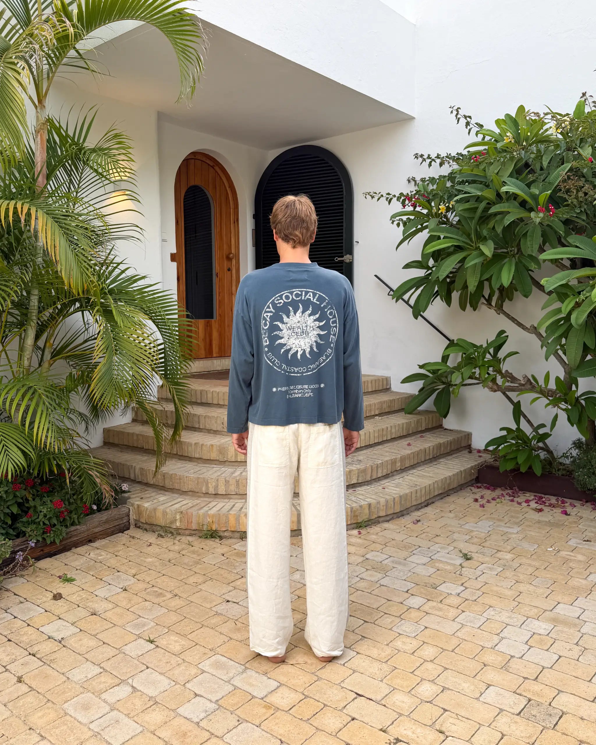 Social House Longsleeve Navy