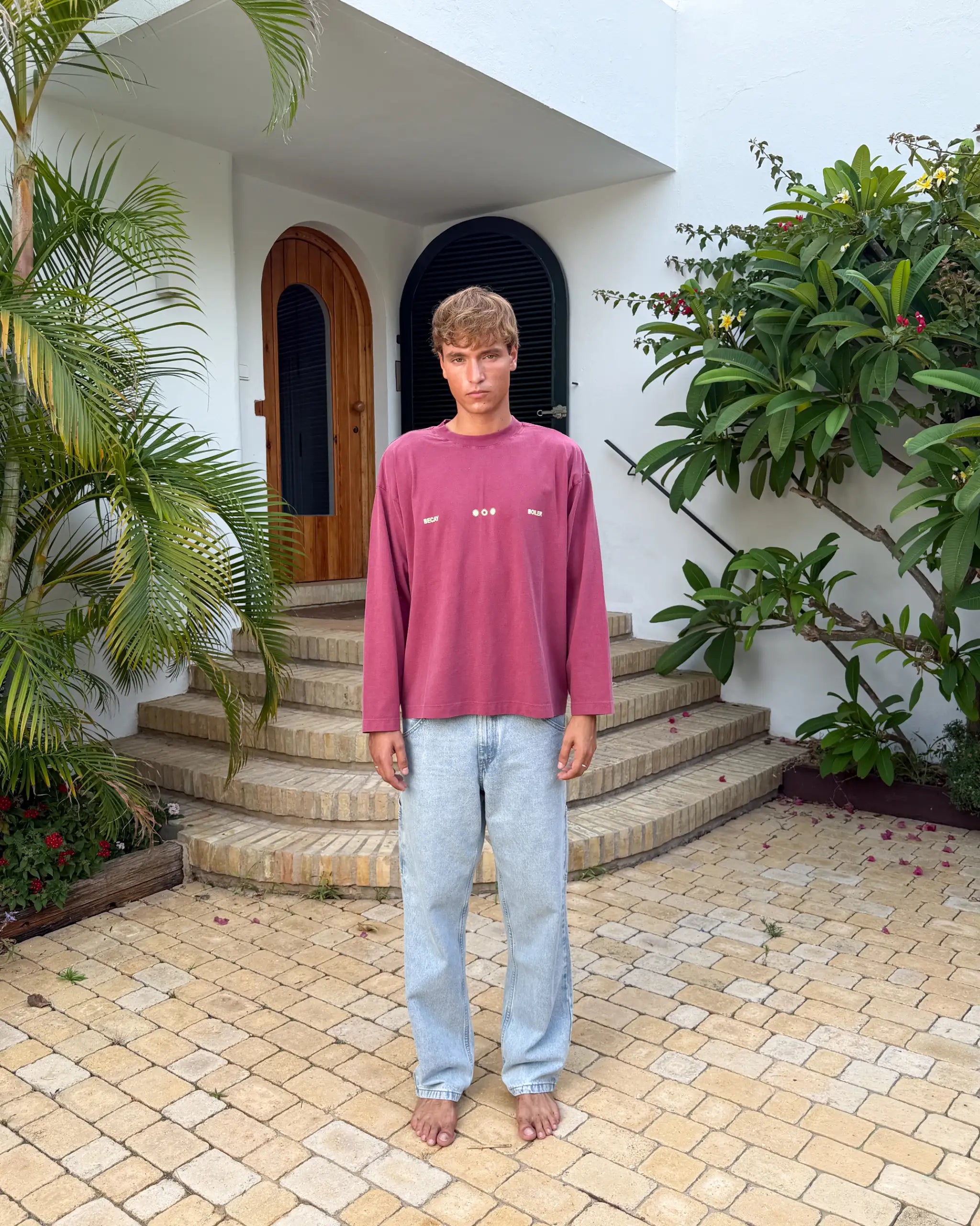 Ibiza 99 Longsleeve Burgundy