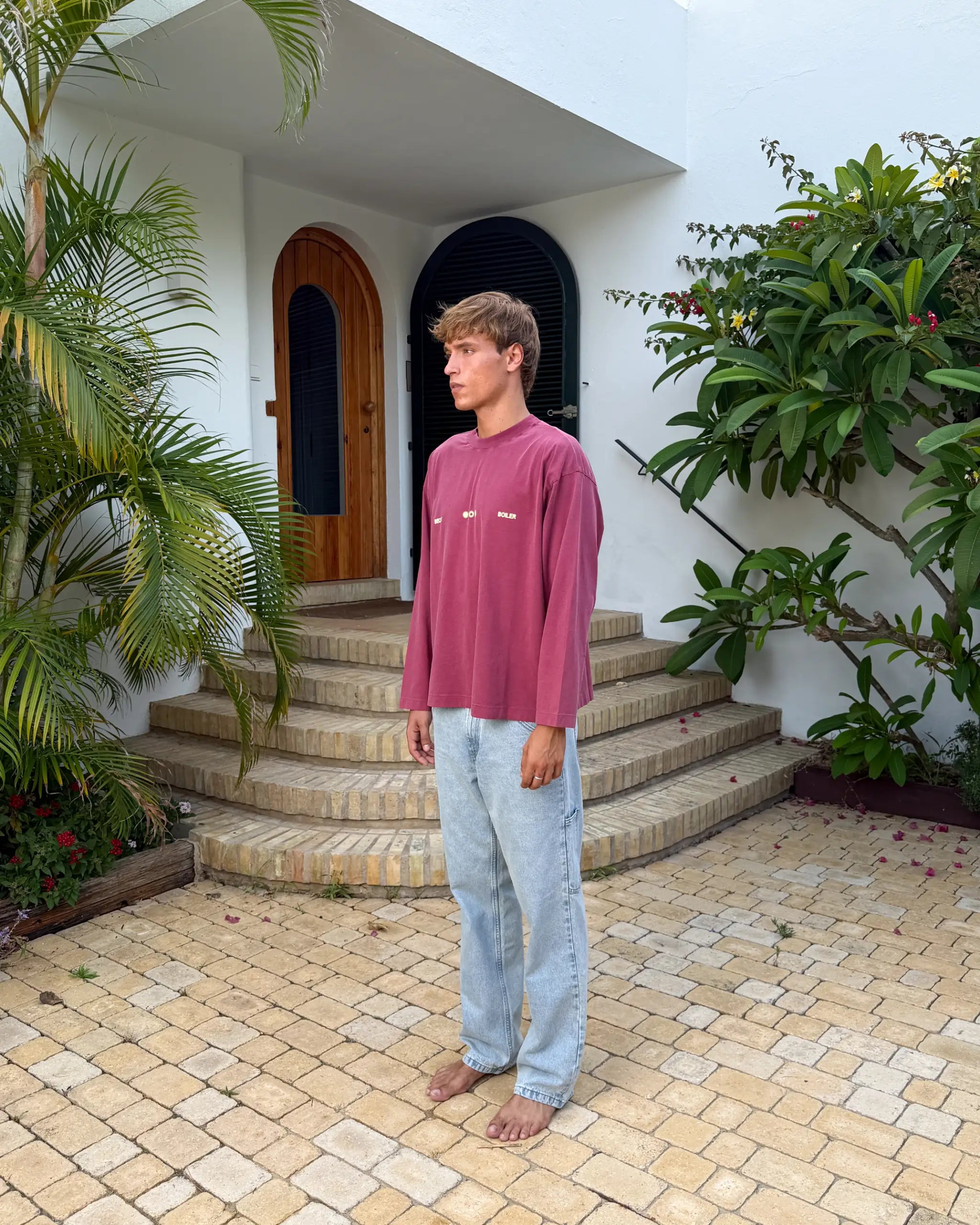 Ibiza 99 Longsleeve Burgundy