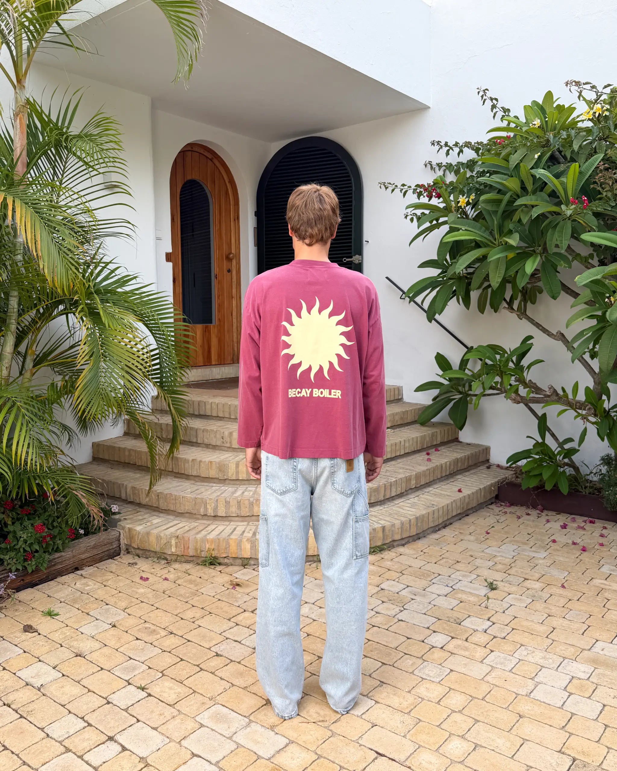 Ibiza 99 Longsleeve Burgundy