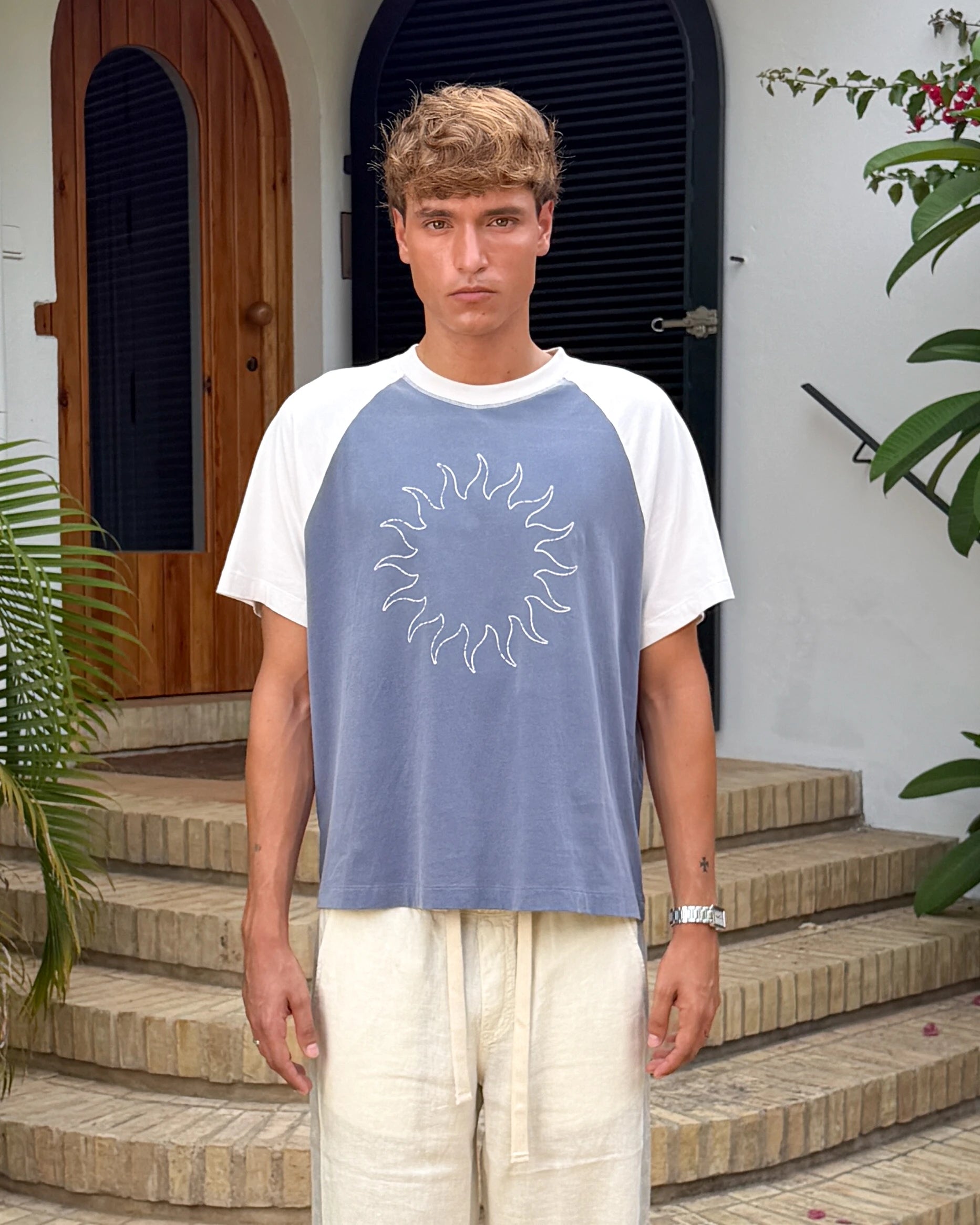 Retro T-Shirt Blue