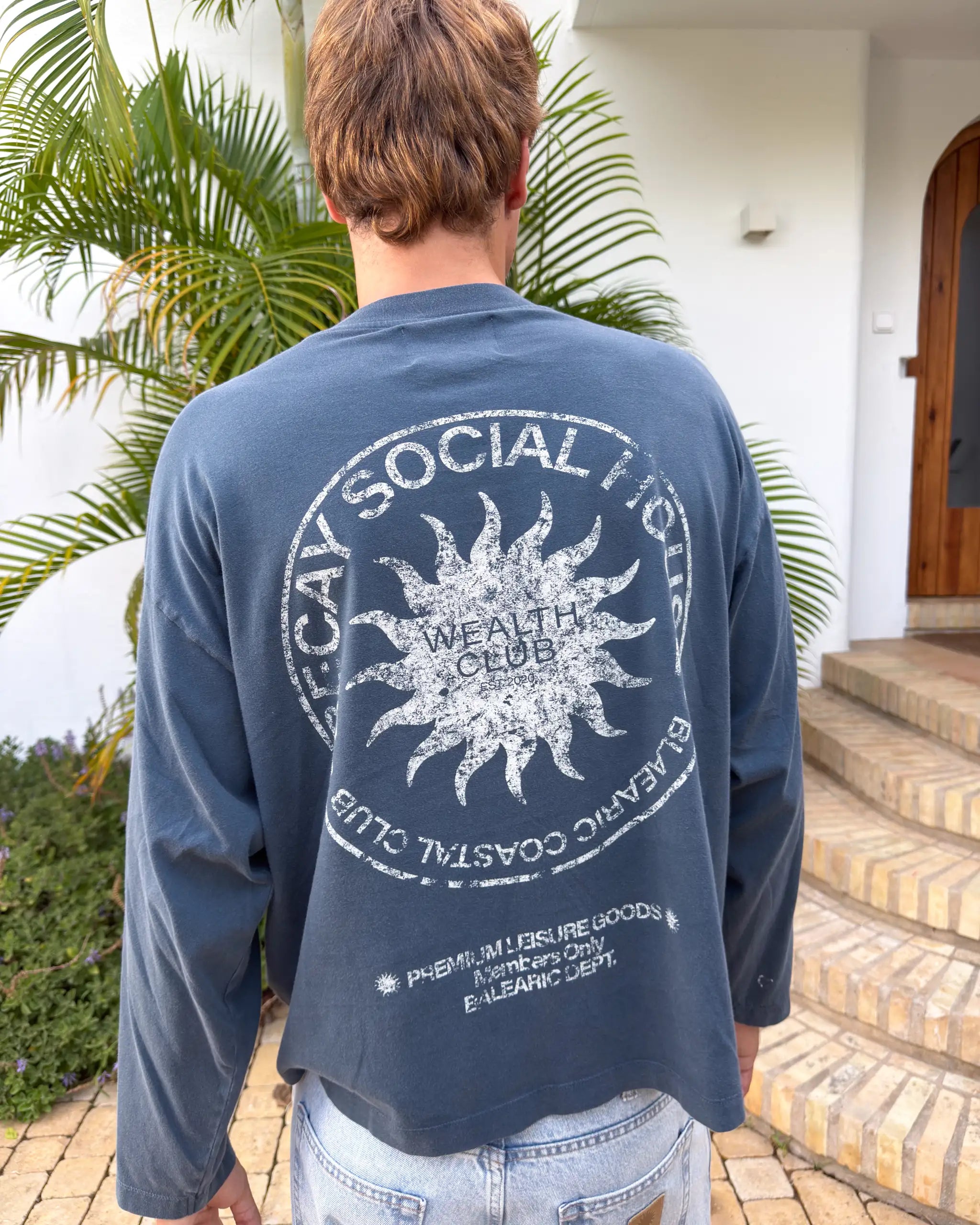 Social House Longsleeve Navy