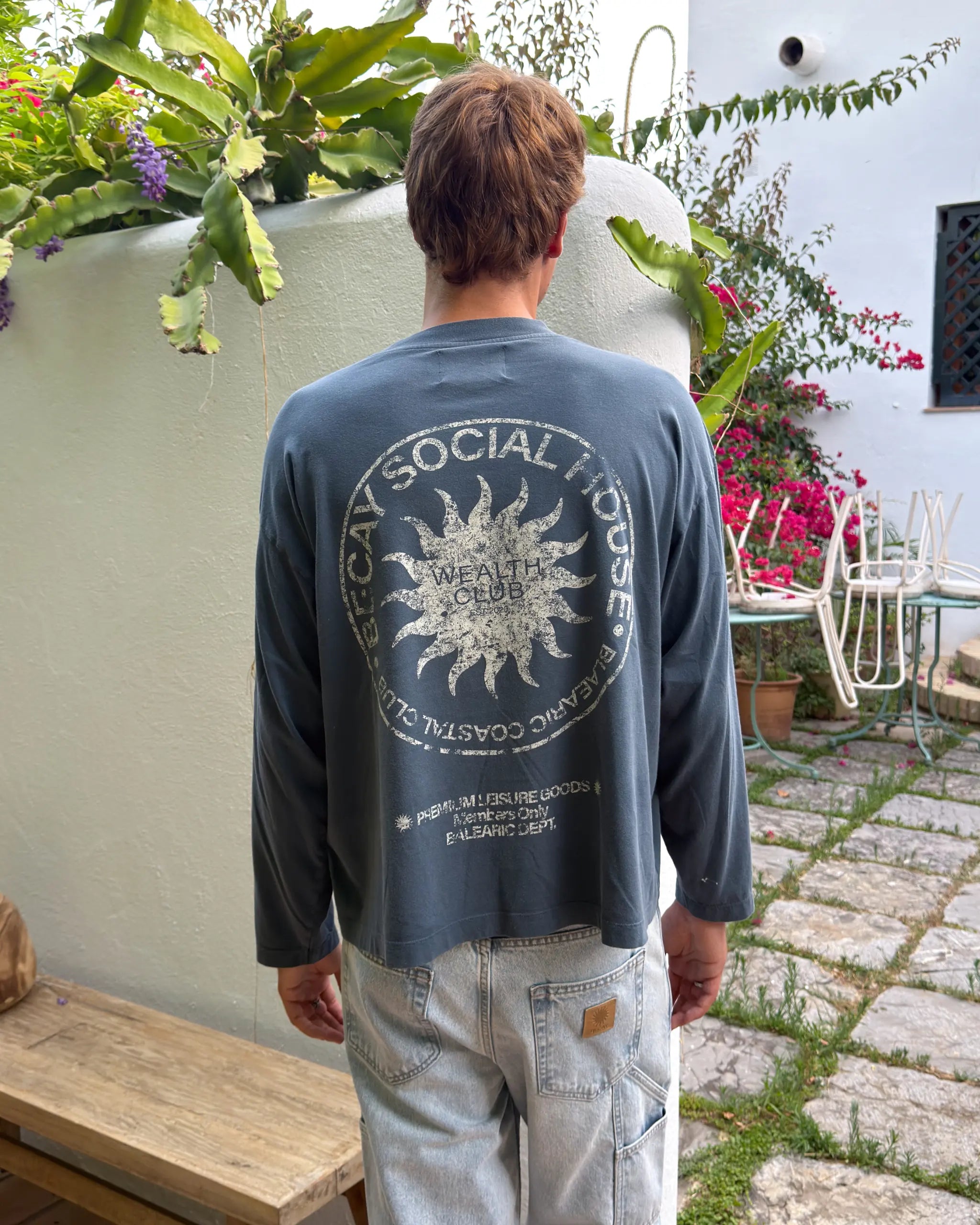 Social House Longsleeve Navy