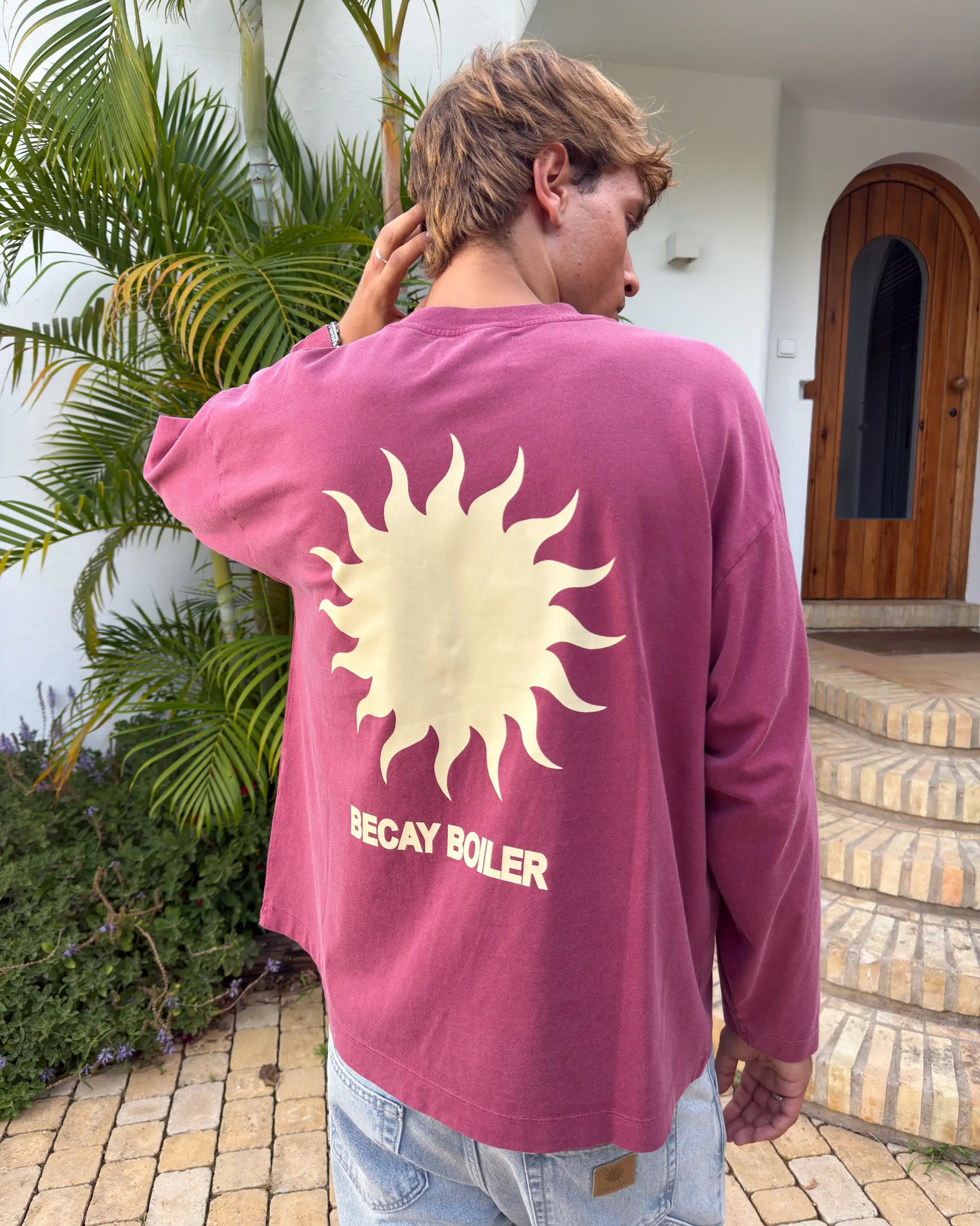 Ibiza 99 Longsleeve Burgundy