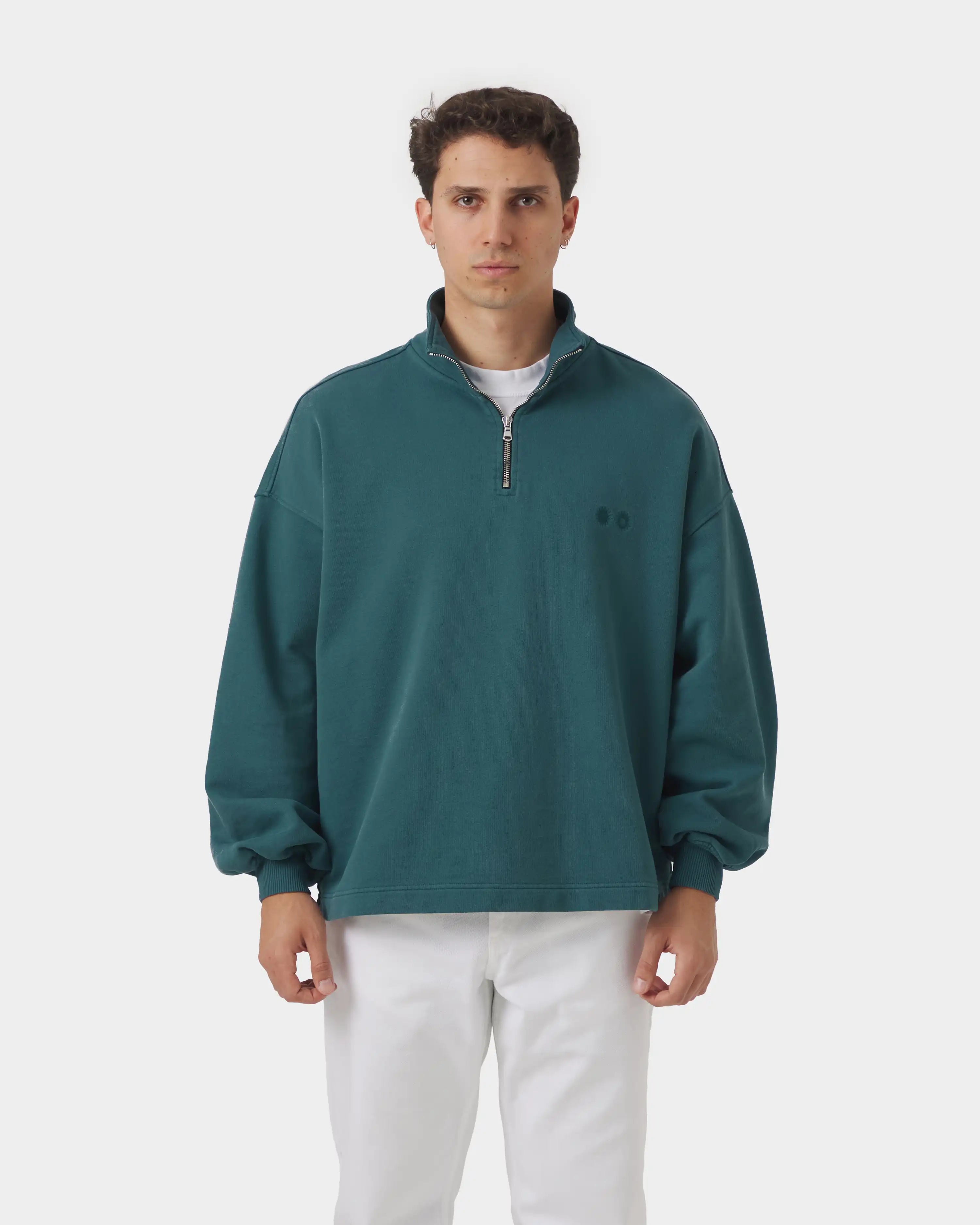 Founder Halfzip Green