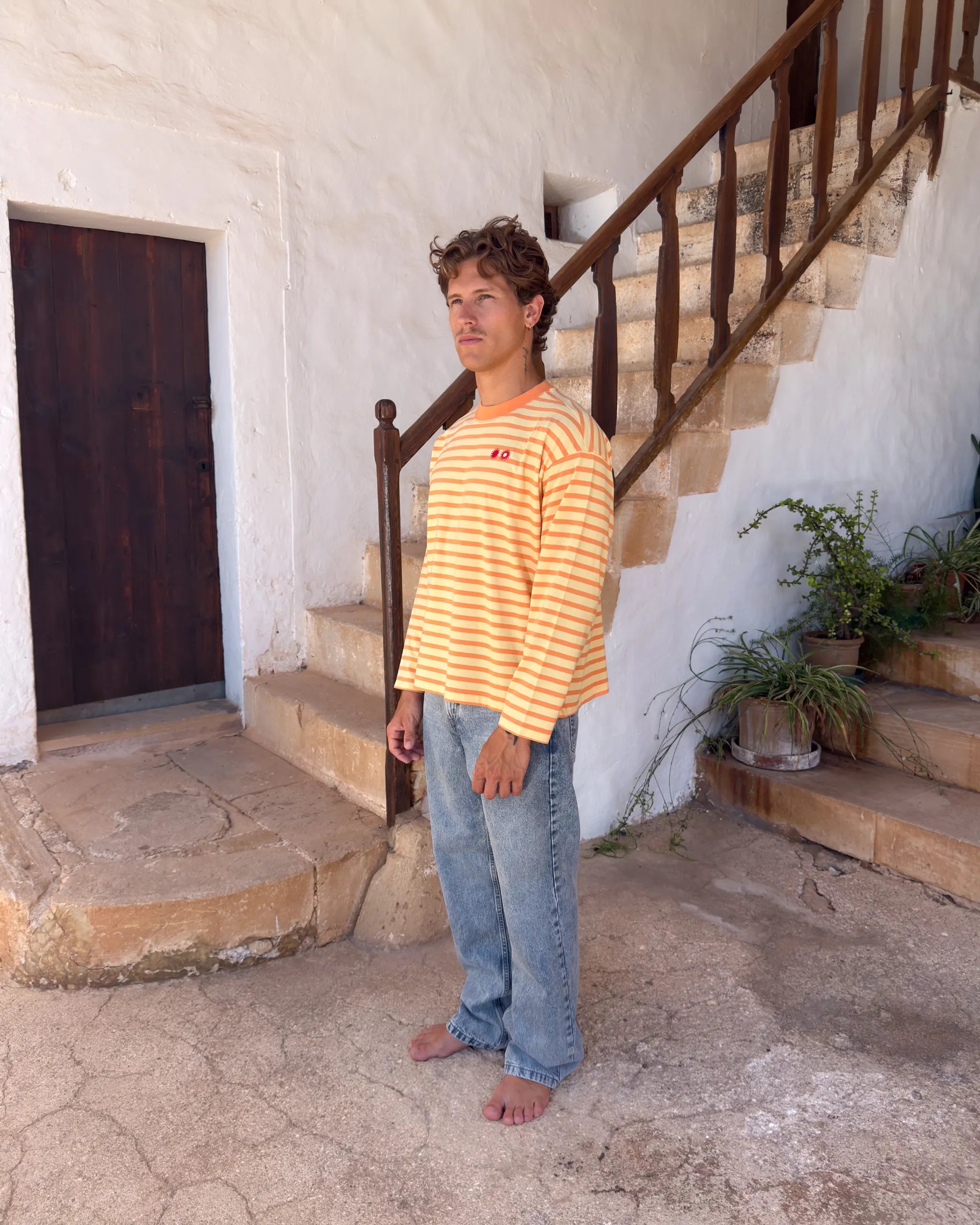 Stripes Longsleeve Yellow & Orange